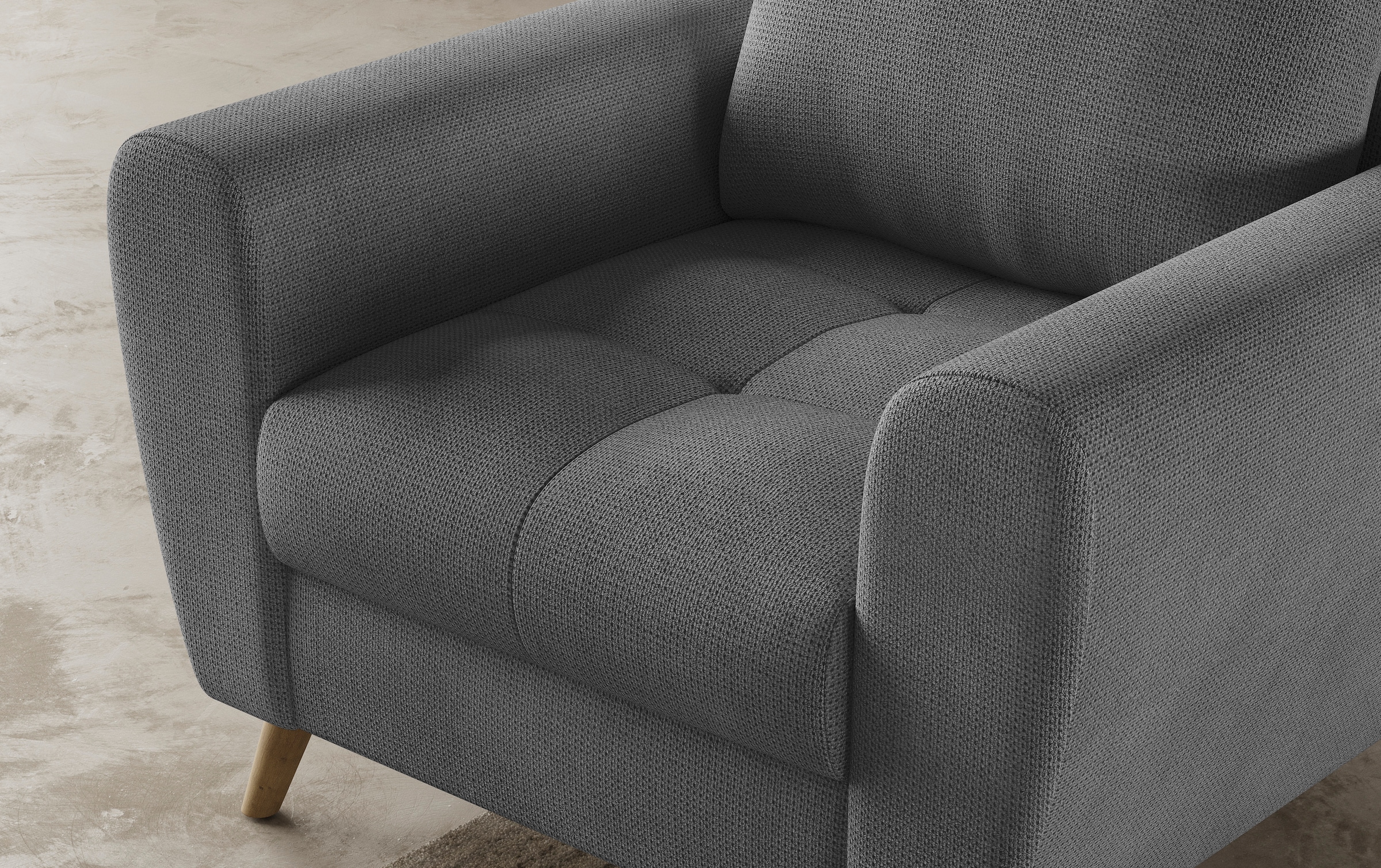 Mr. Couch Sessel »Blackburn II«, Passend zu der Garnitur, mit Kaltschaumpolsterung bis 140 kg belastbar
