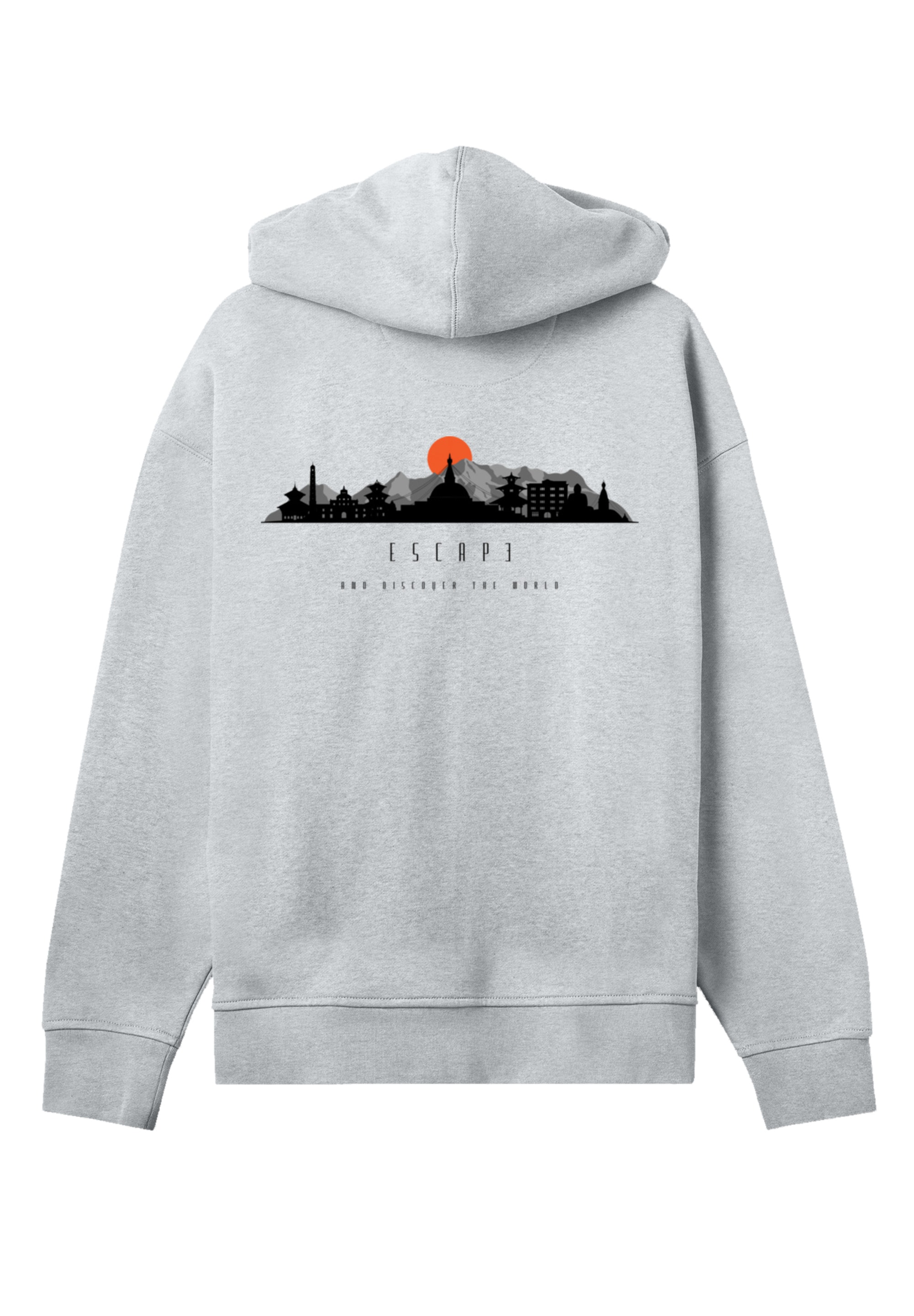 F4NT4STIC Kapuzenpullover »Escape Discover the World Asian Town«, Premium Qualität, ESCAPE Collection