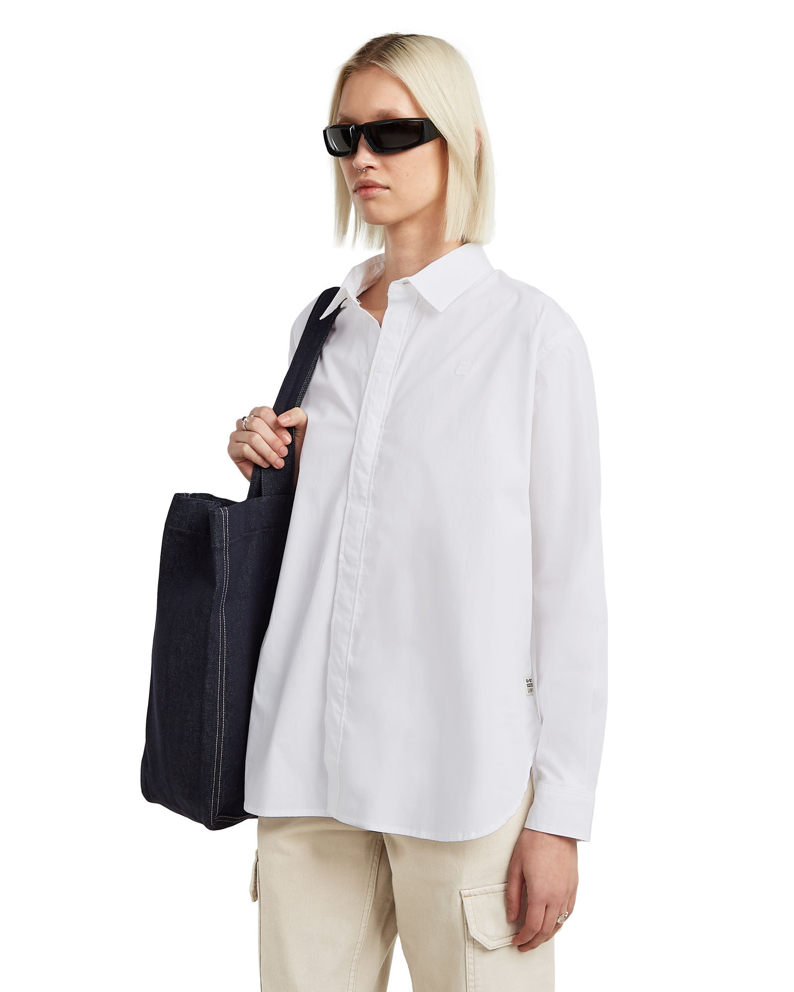 G-STAR Langarmshirt »Clean Boyfriend Hemd«