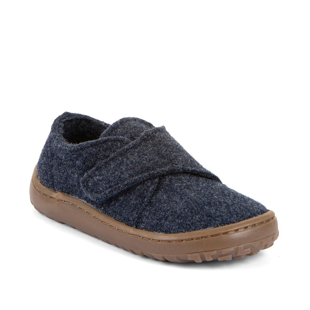 froddo "BAREFOOT WOOLY" barfoot Klettschuh für zu Hause, Kindergartenschuh mit Wollfutter