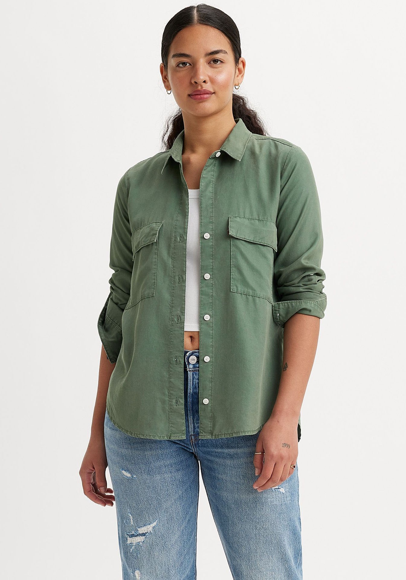 Levis "DOREEN UTILITY SHIRT RE" in gewaschener Optik günstig online kaufen