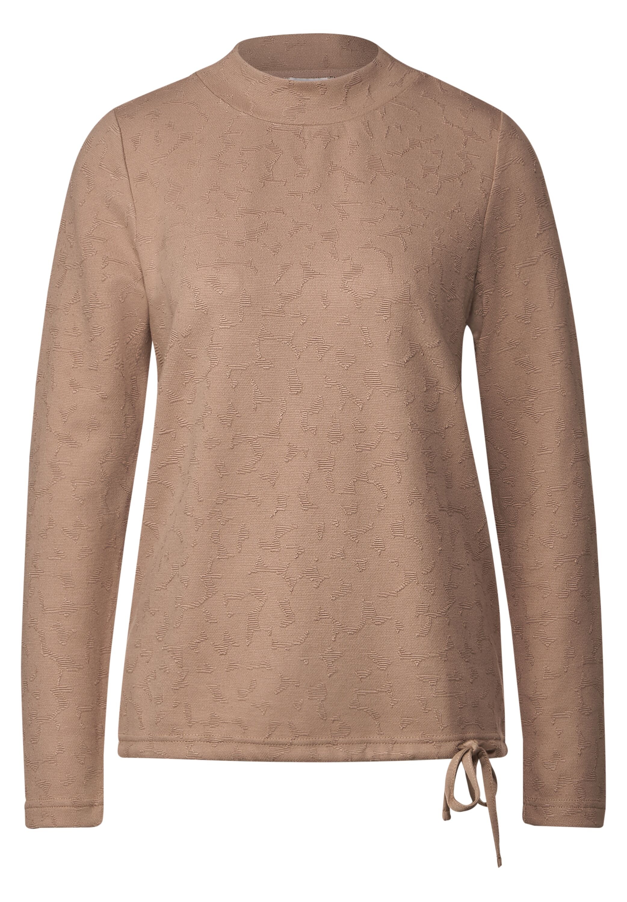 STREET ONE Langarmshirt, in Unifarbe