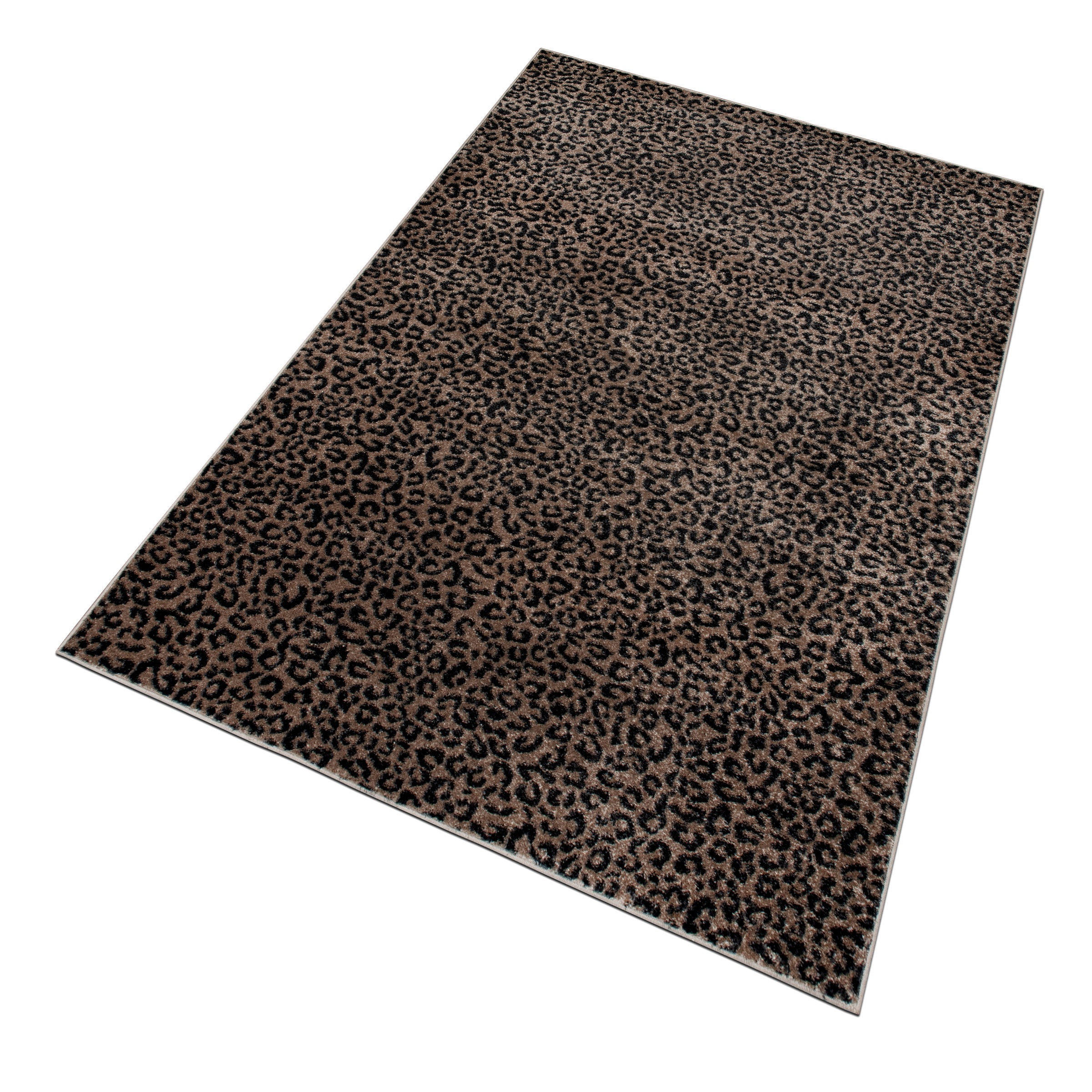 Teppich OTTO HOME "Fynna, Leoparden-Muster, Animalprint", beige, B:240cm H:9mm L:320cm, Kunstfaser, Teppiche, Teppich, besonders weicher Flor, Wohnzimmer, Schlafzimmer, Esszimmer, Leo 3