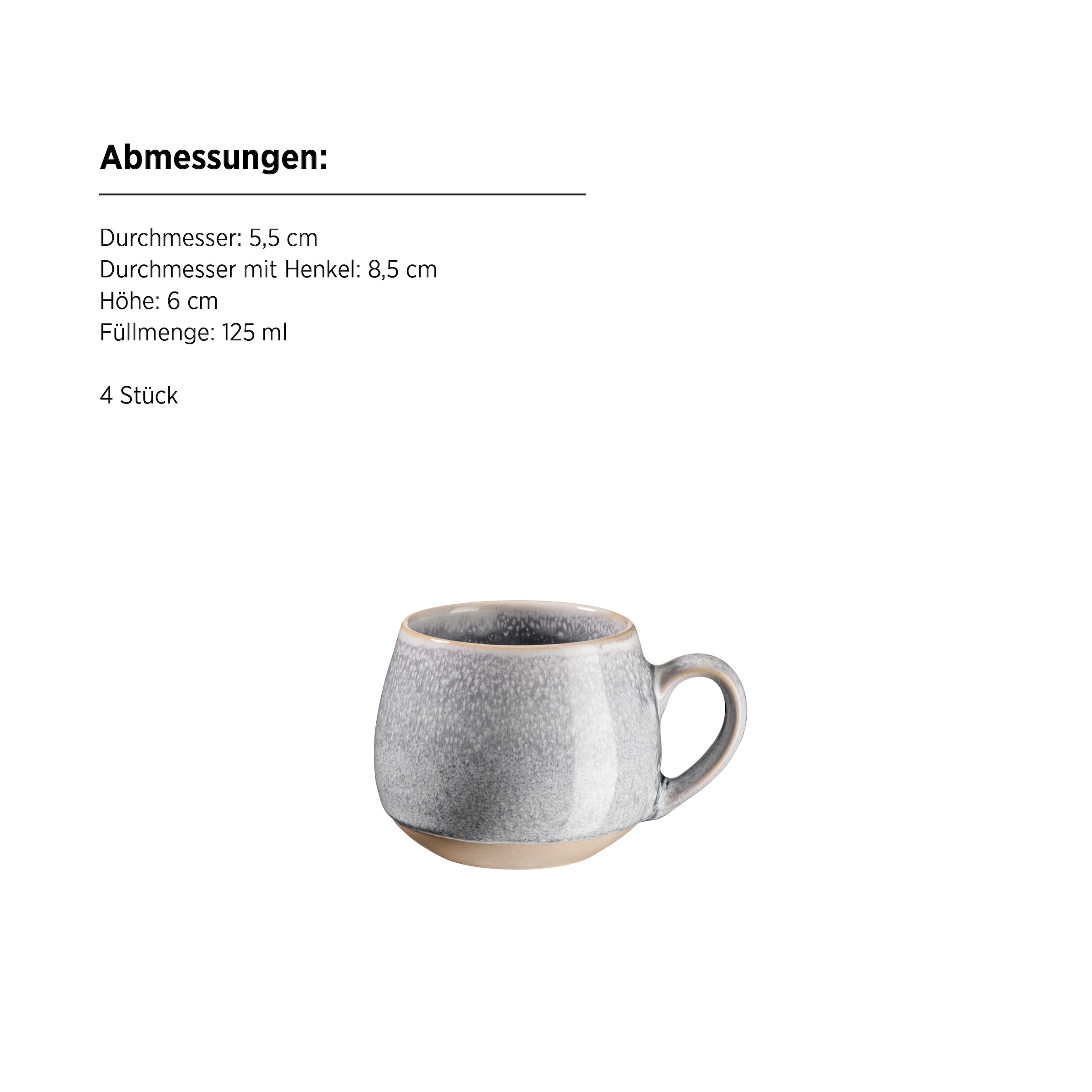 MÄSER Frühstücks-Geschirrset »Aquata« Geschirr-Set, Service