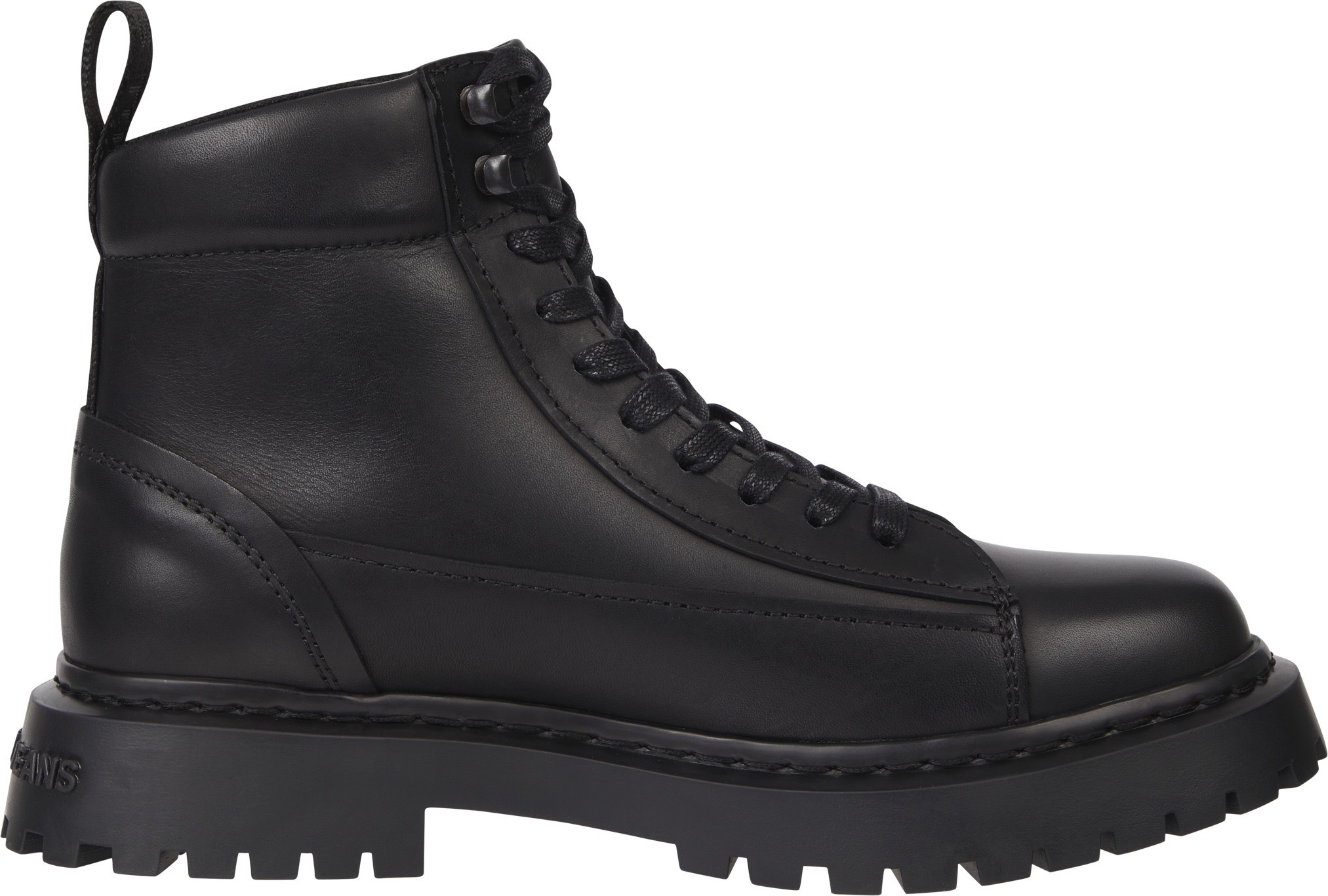 Tommy Jeans Schnürstiefelette "TJM LACE UP BOOT", Blockabsatz, Schnürboots günstig online kaufen