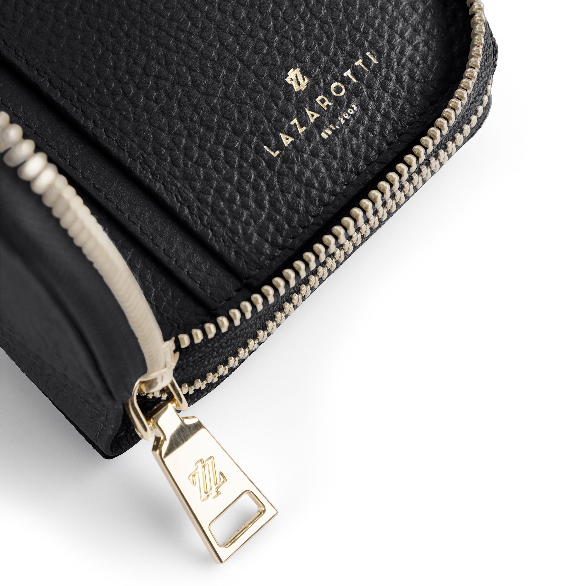 Lazarotti Geldbörse »Bologna Leather XL Double Zip-Around Geldbörse RFID Leder 20 cm«