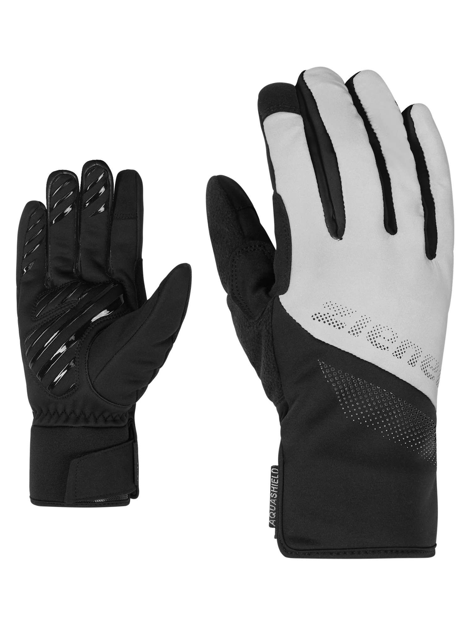 Ziener Fahrradhandschuhe "DILIP-Z AQUASHIELD TOUCH" wasserdicht, winddicht, atmungsaktiv, gepolsterte Innenhand
