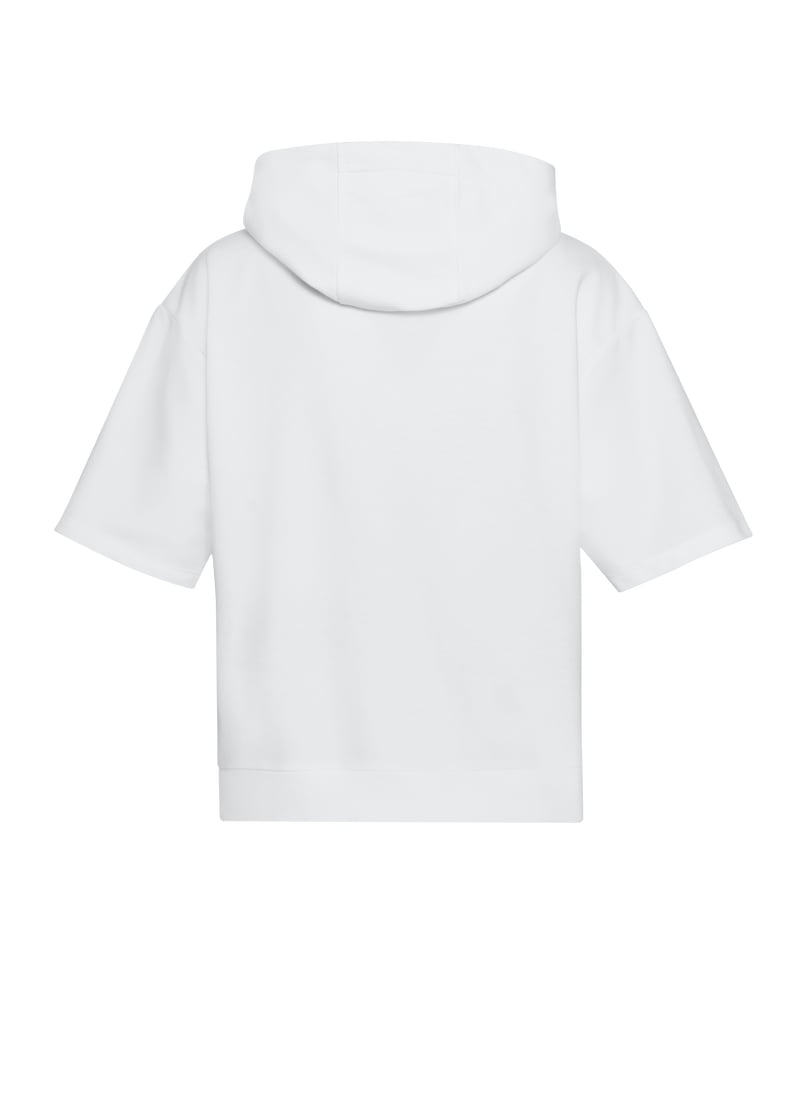 Trigema Kapuzensweatshirt »TRIGEMA Kurzarm Cropped Hoodie«