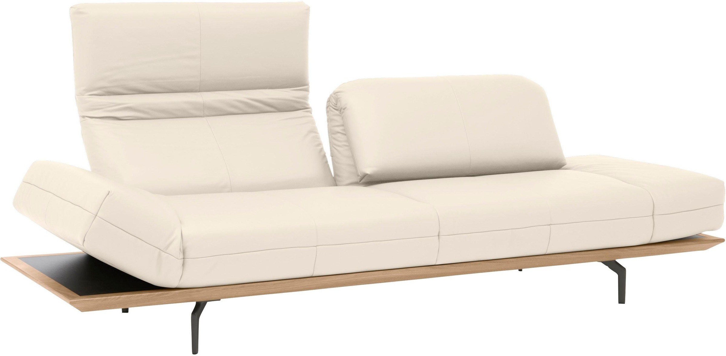 Thumbnail - Creation BY ROLF BENZ 3-Sitzer "CR.420, Designsofa, Loungesofa" in 2 Qualitäten, Holzrahmen in Eiche Natur oder Nußbaum,...