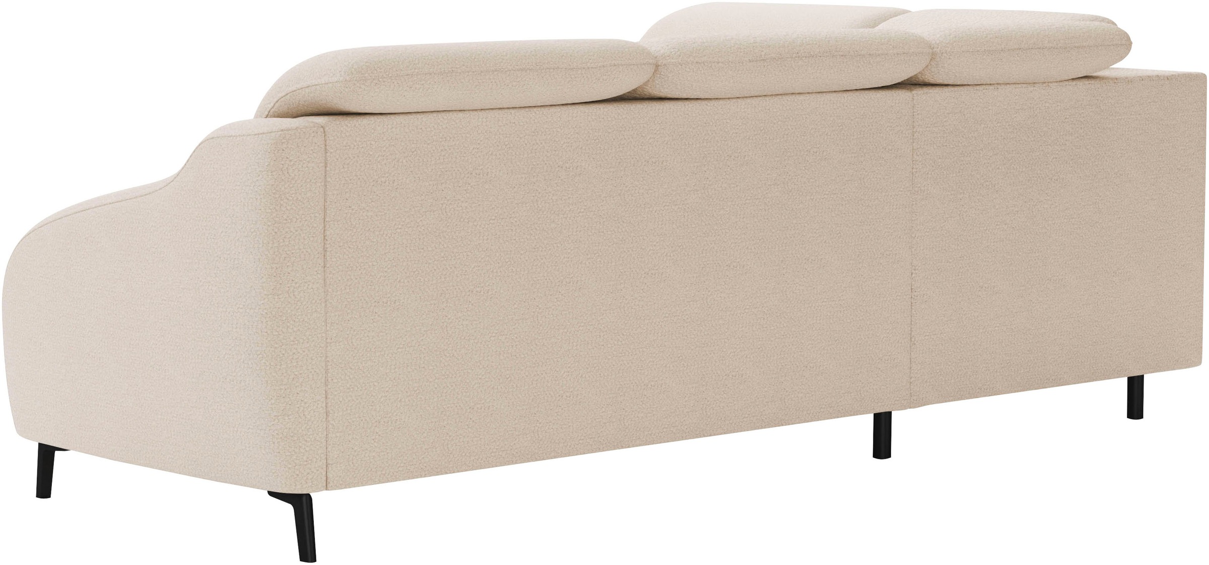 sit&more Ecksofa »Blues L-Form«, wahlweise mit Klapptisch und USB