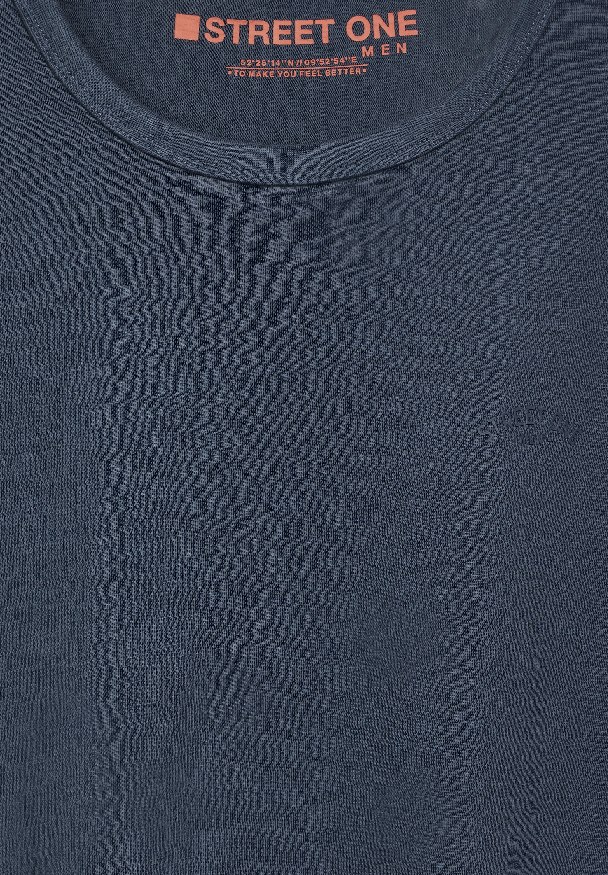 STREET ONE MEN T-Shirt, aus reiner Baumwolle