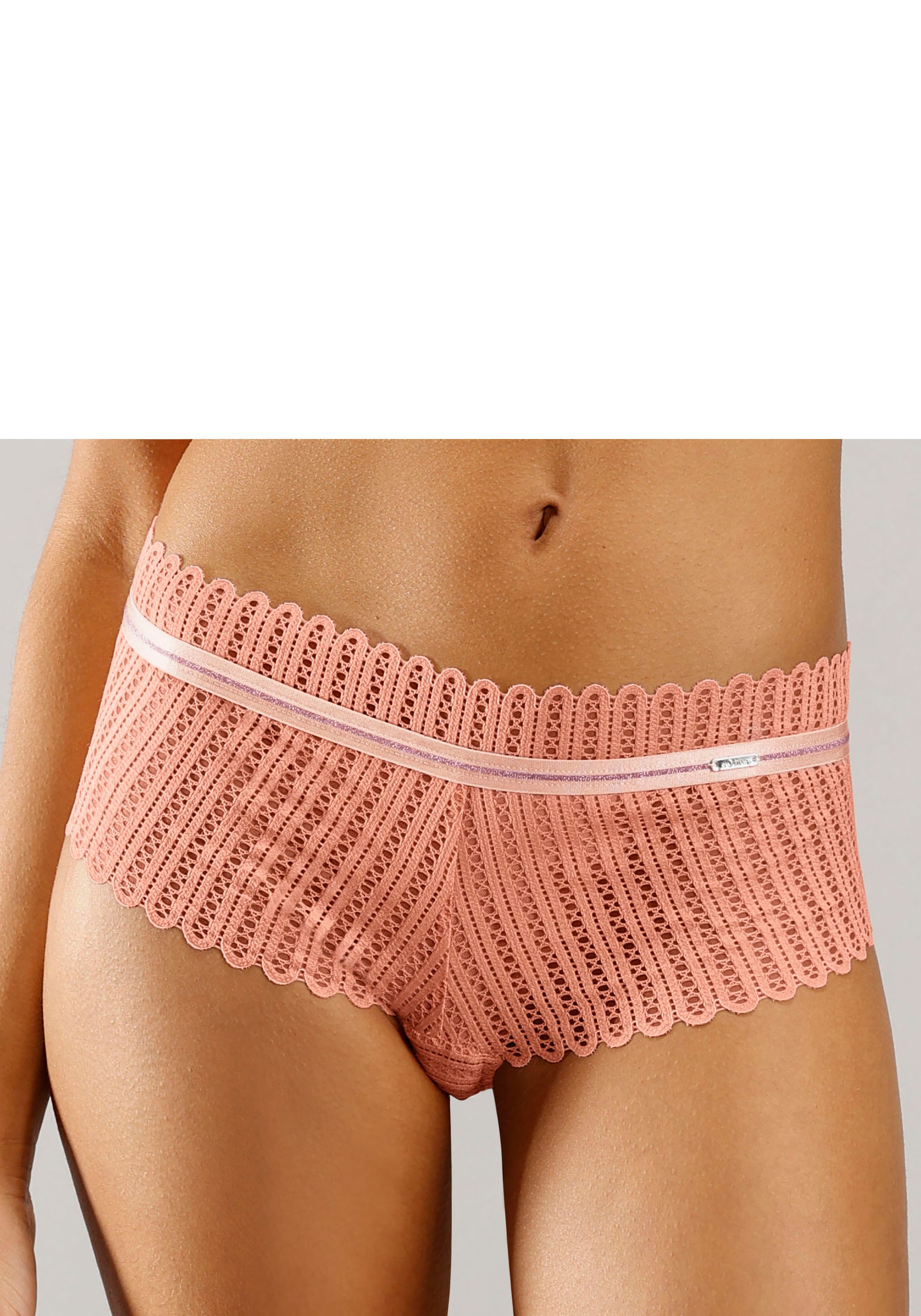 s.Oliver Panty »Leia« aus modischer Spitze mit Glitzerbund