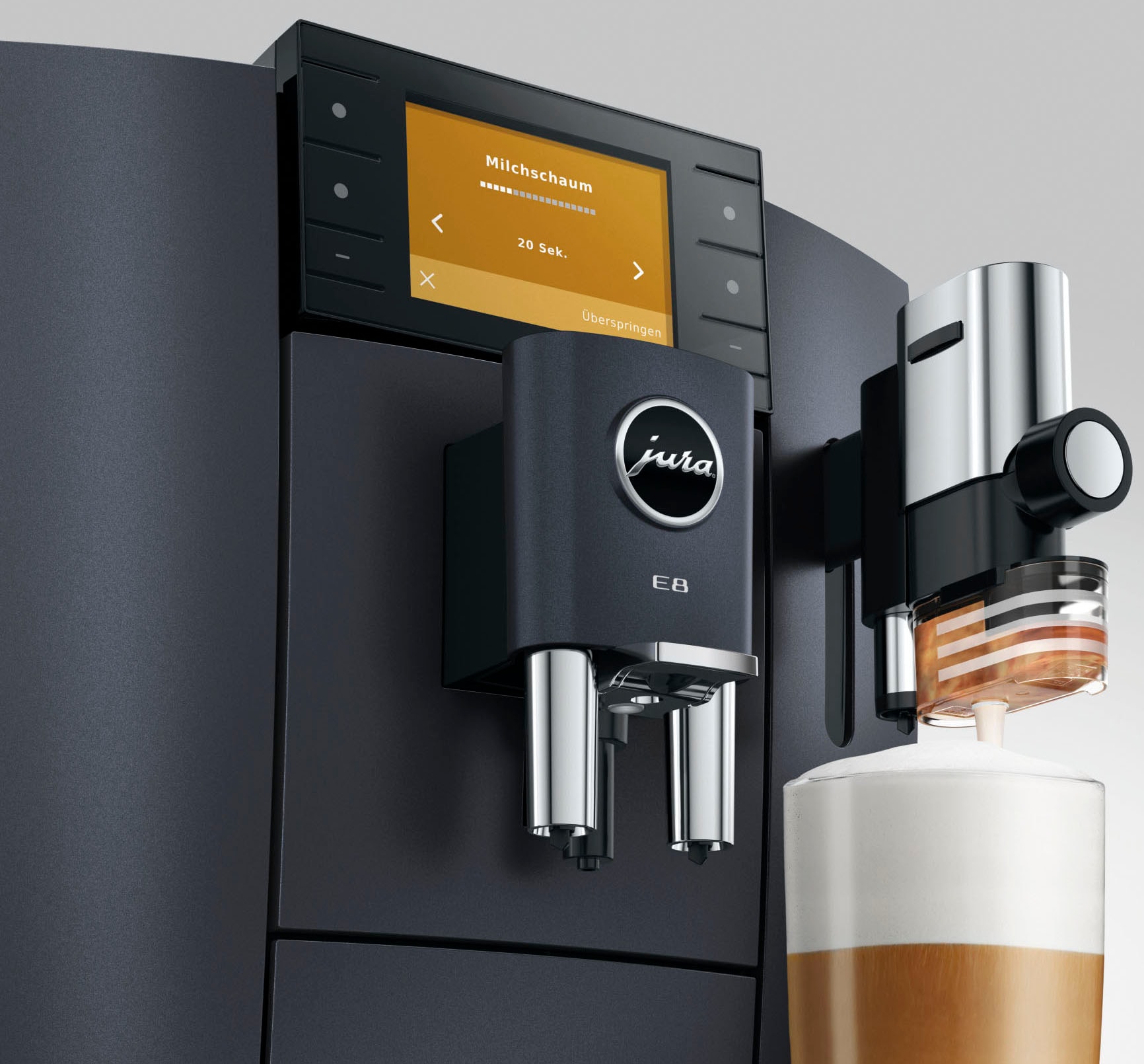 JURA Kaffeevollautomat »15749 E8 Cosmic Black (ED)«