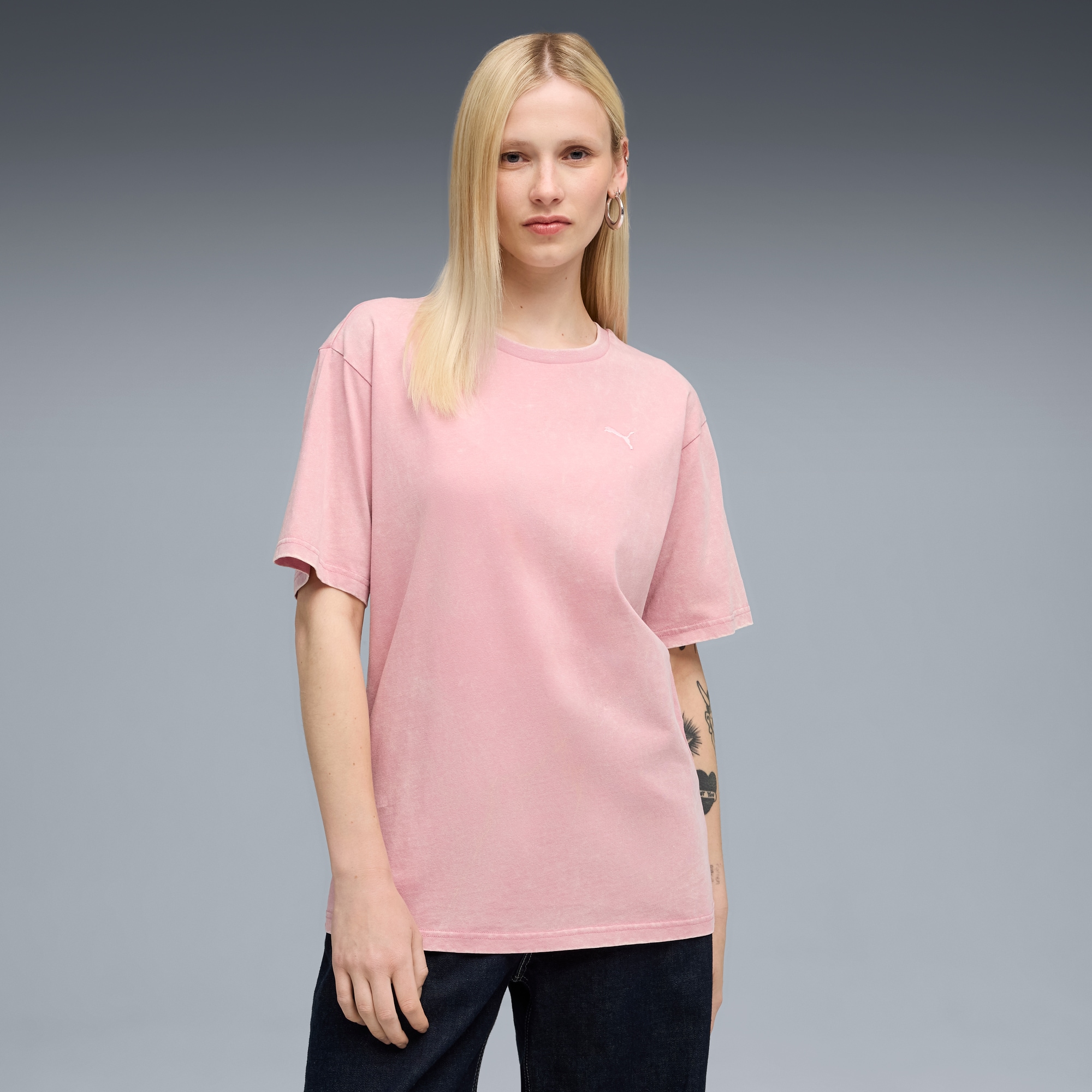 PUMA T-Shirt "ESS ELEVATED RELAXED WASH TEE" günstig online kaufen
