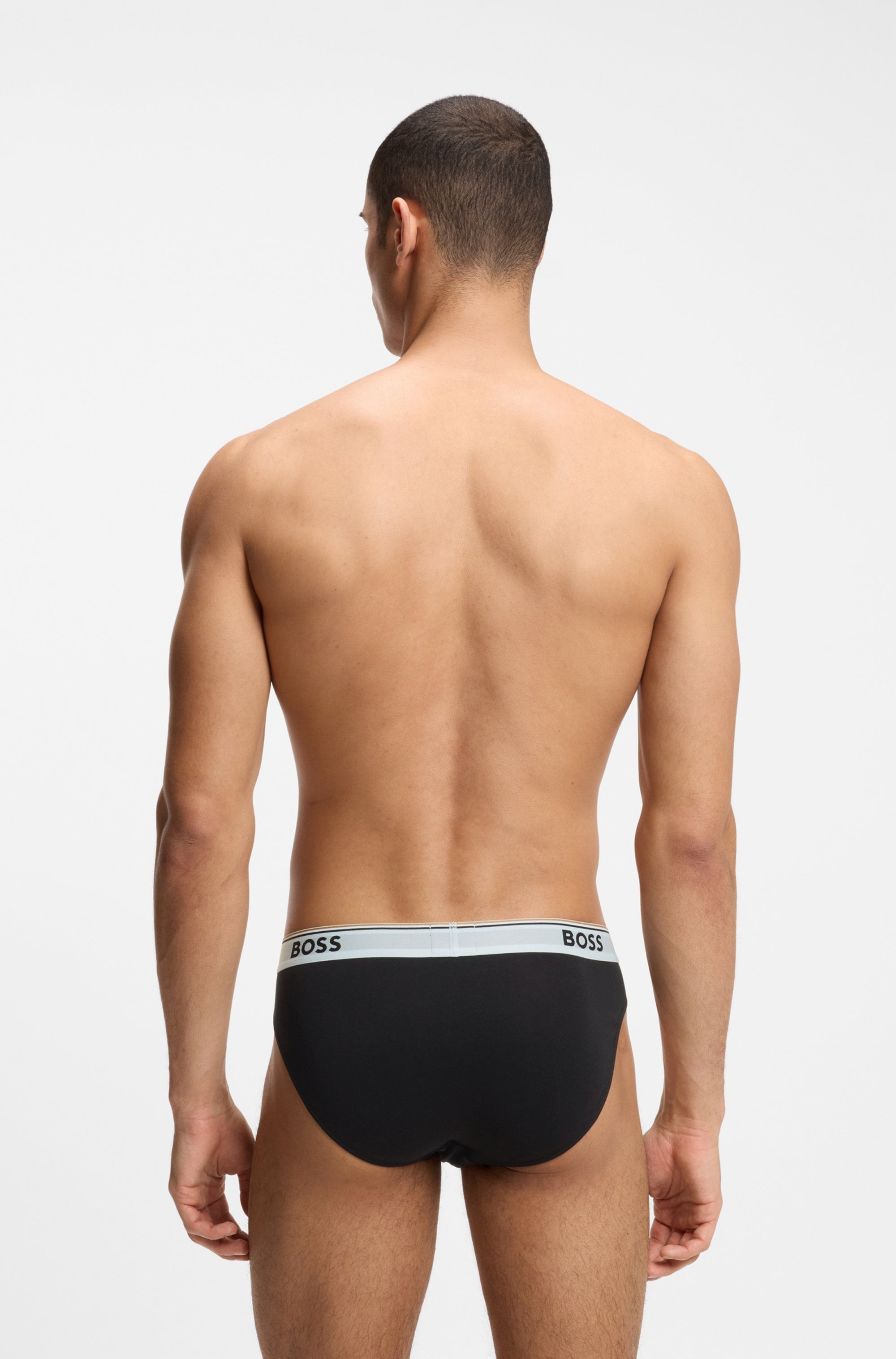 BOSS Slip aus elastischer Baumwolle, mittlere Bundhöhe