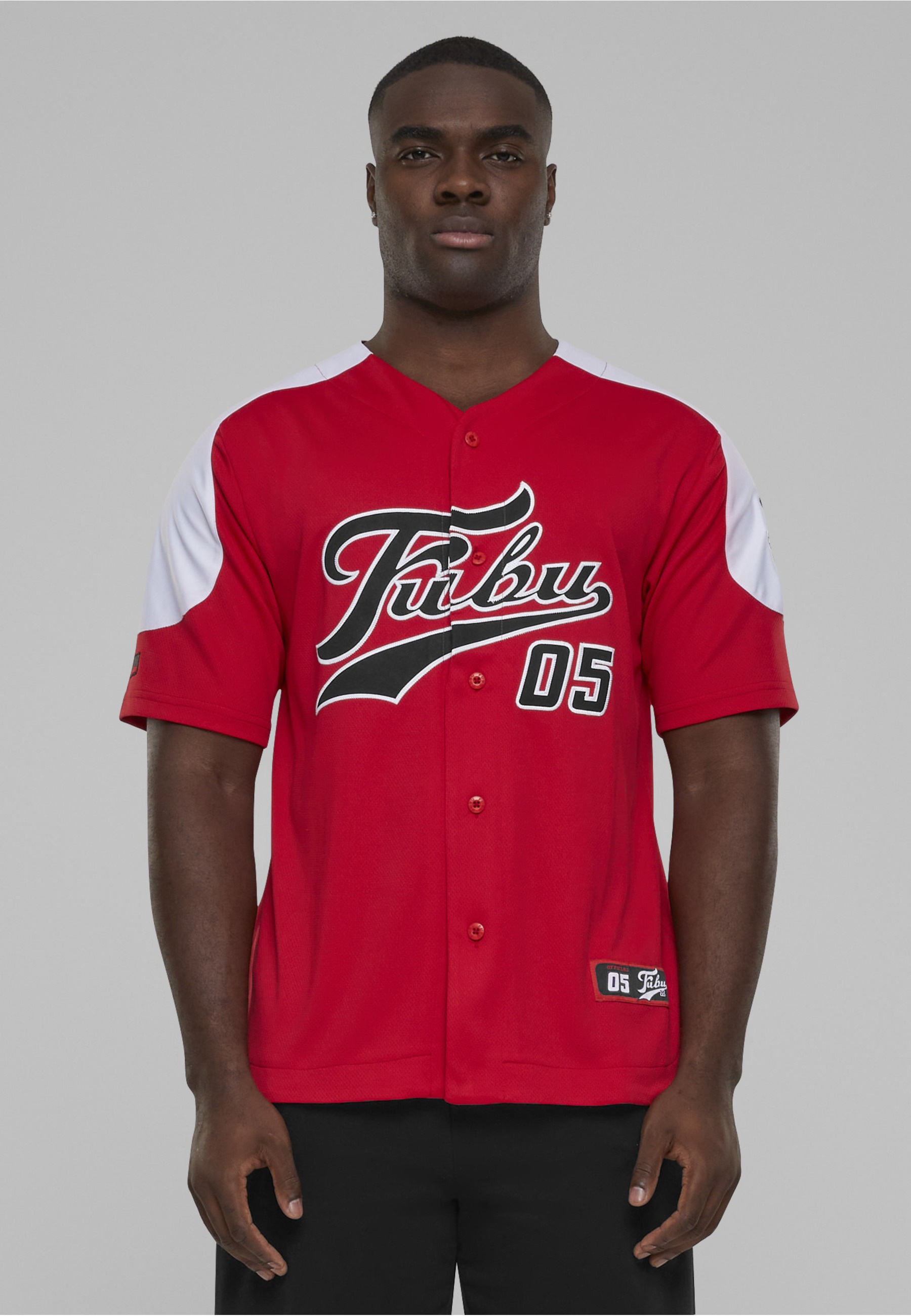 Fubu Kurzarmshirt »Fubu Herren FM222-019-1 FUBU Varsity Block Baseball Jersey« 1 Stk.