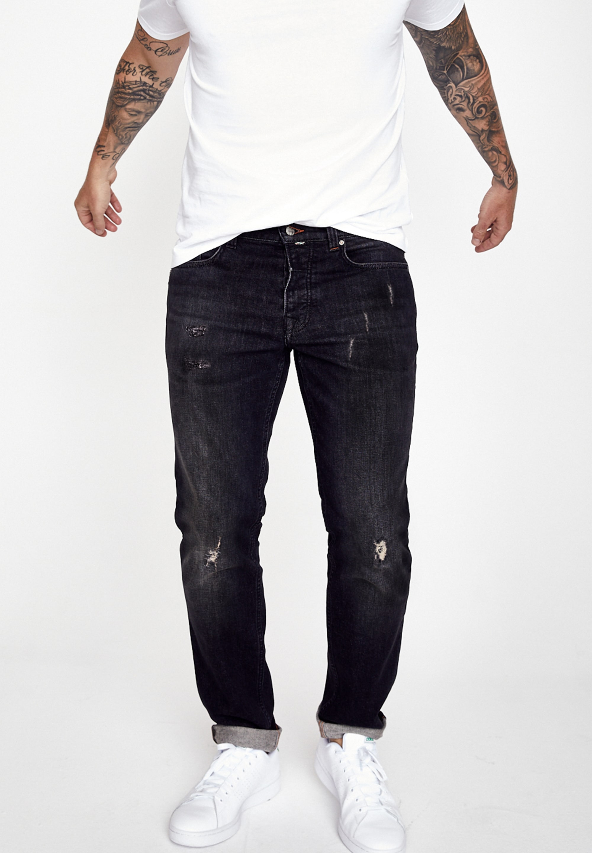 Slim-fit-Jeans »DANNY«, nachhaltig, Italien, Stretch, coole Waschung