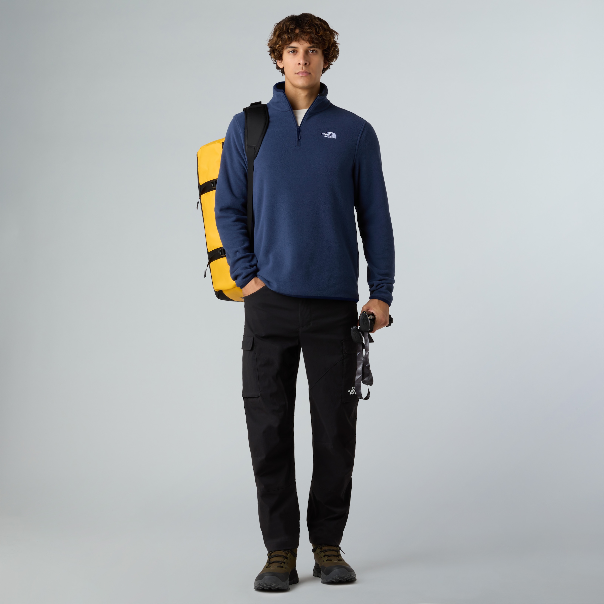 The North Face Fleecepullover »M GLACIER FLEECE 1/4 ZIP JACKET«, (1 tlg.)