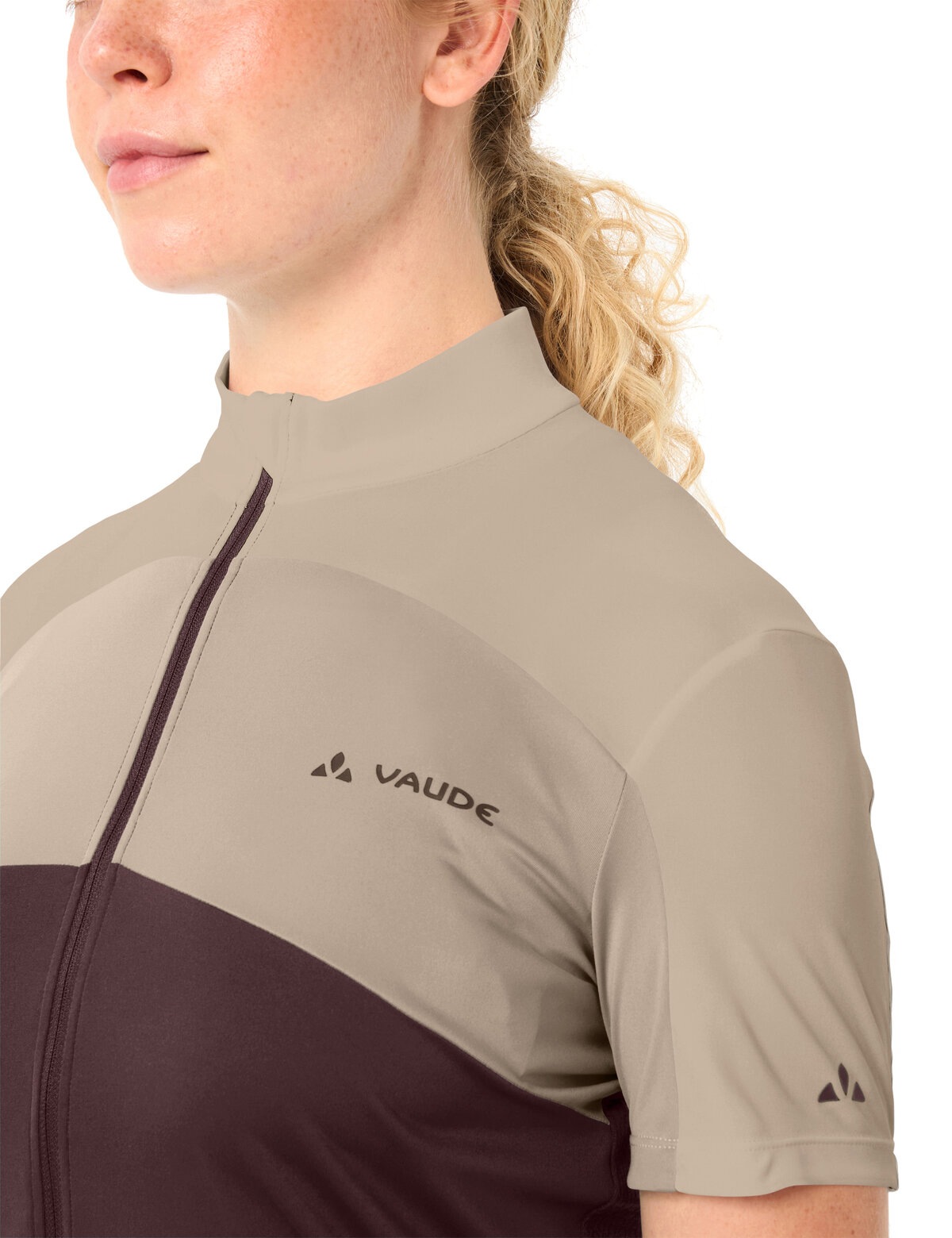 VAUDE Radtrikot »WOMEN'S MATERA FZ TRICOT« für Radsport, mit zwei Rückentaschen, mit Stehkragen, atmungsaktiv