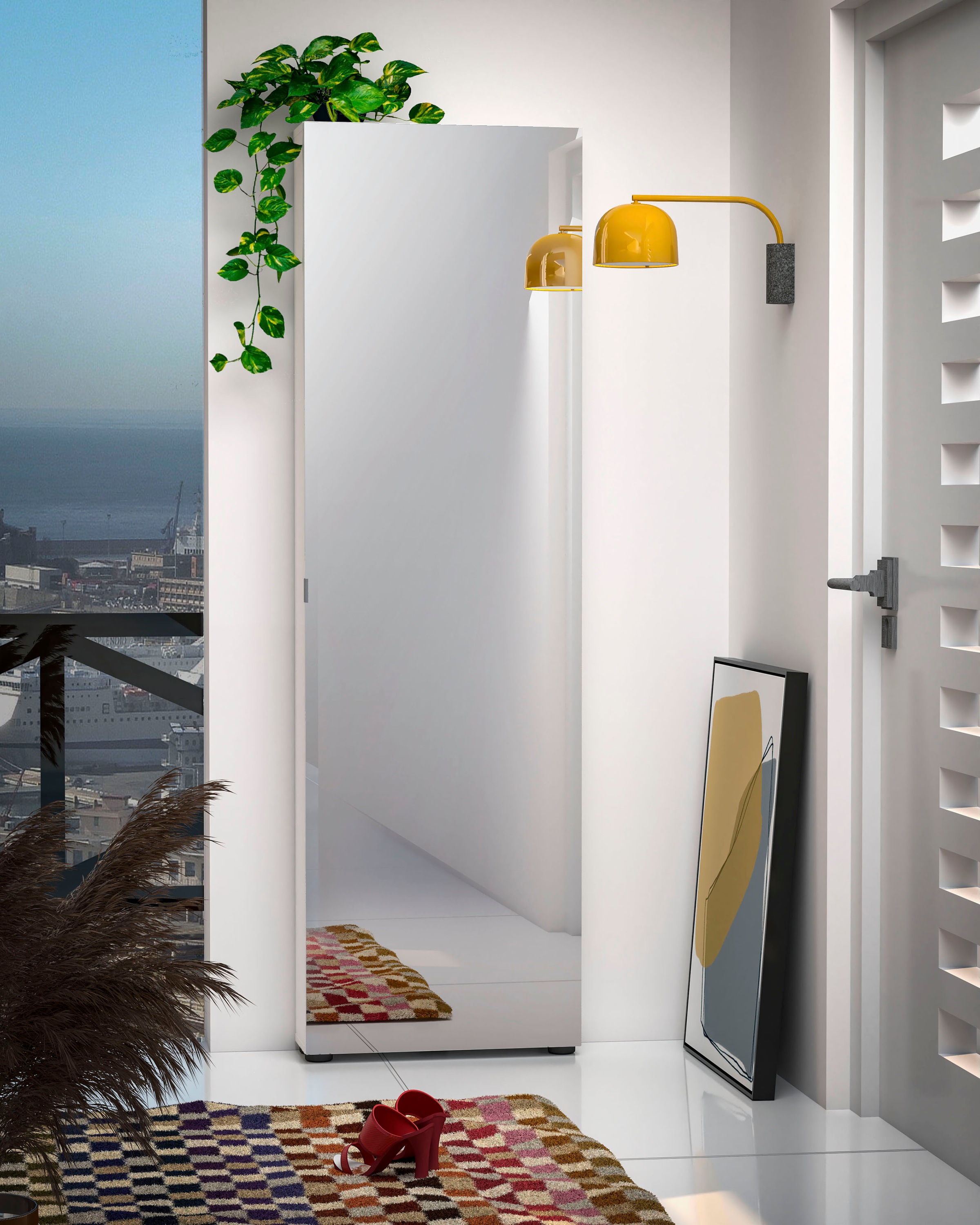 Home affaire Schuhschrank "Tozzi, Schuhregal, Schuhkommode, hochglanz lacki günstig online kaufen