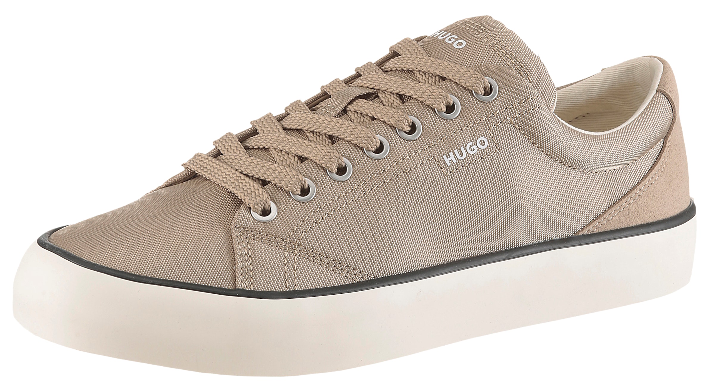 HUGO Blue Sneaker »B-cross«  Schnürschuh, Halbschuh, Plateausneaker mit gep. Schaftrand