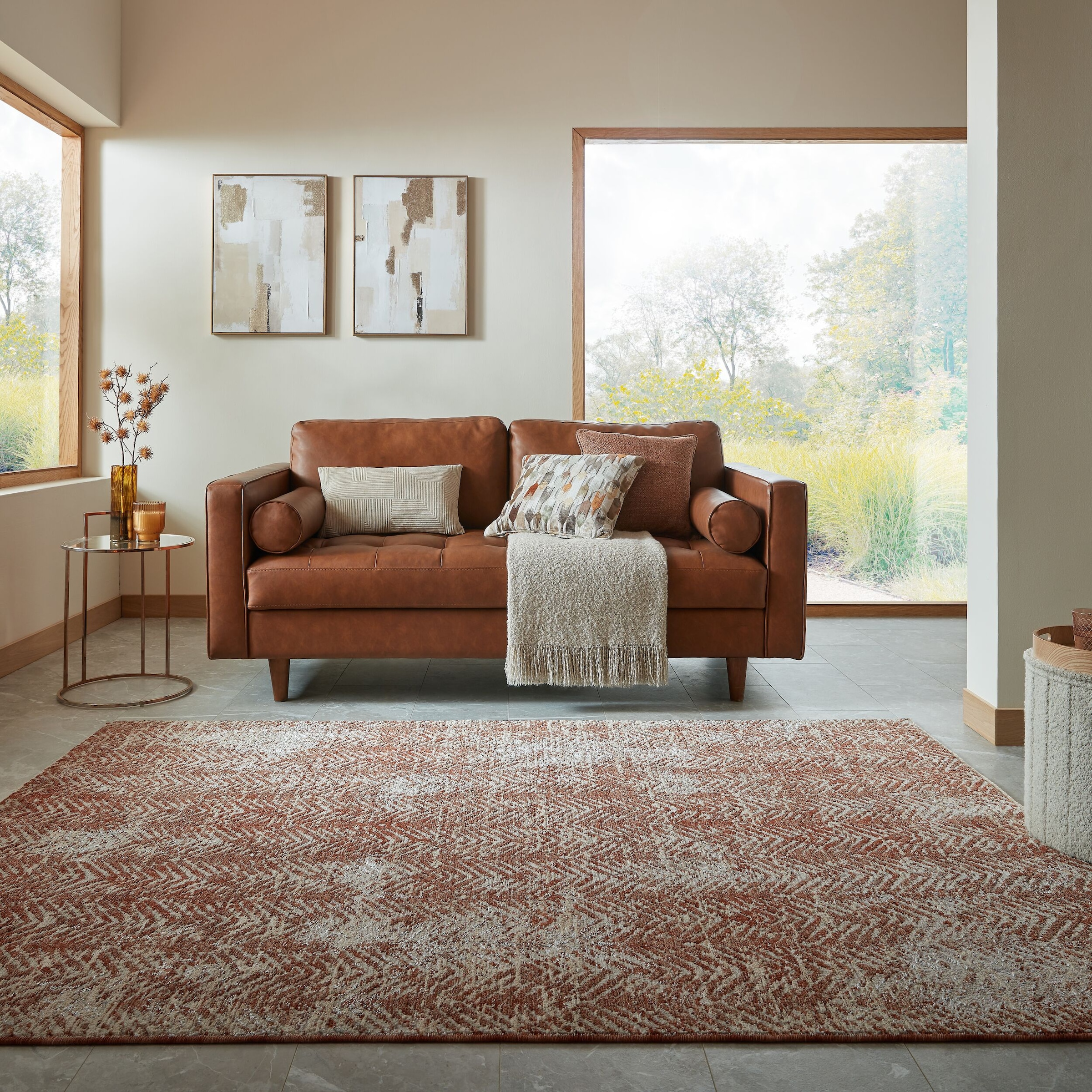 FLAIR RUGS Designteppich »Lua Abstrakter Teppich« rechteckig 7 mm Höhe
