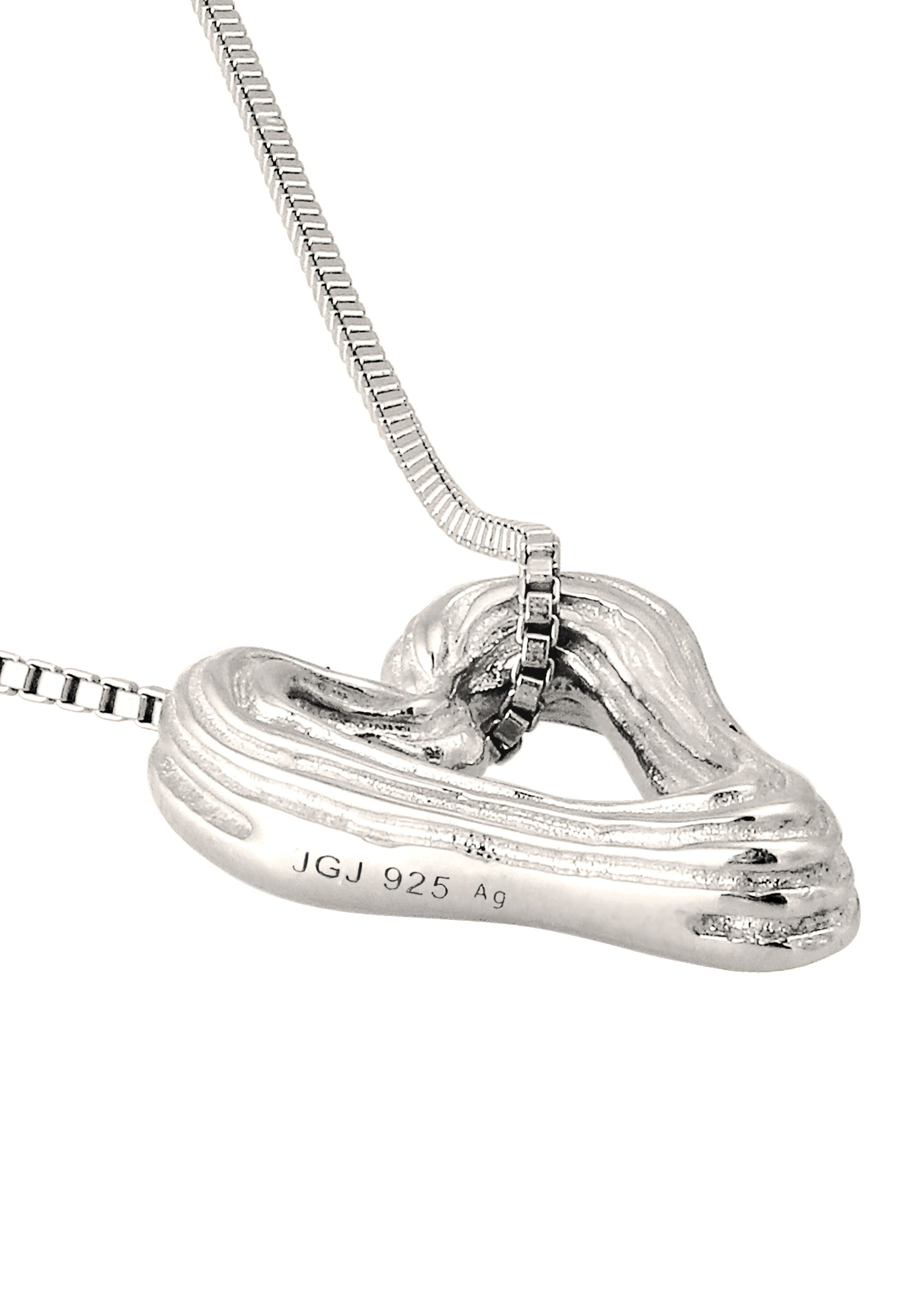 Elli »Halskette Anhänger Herz Organic 925 Sterling Silber«
