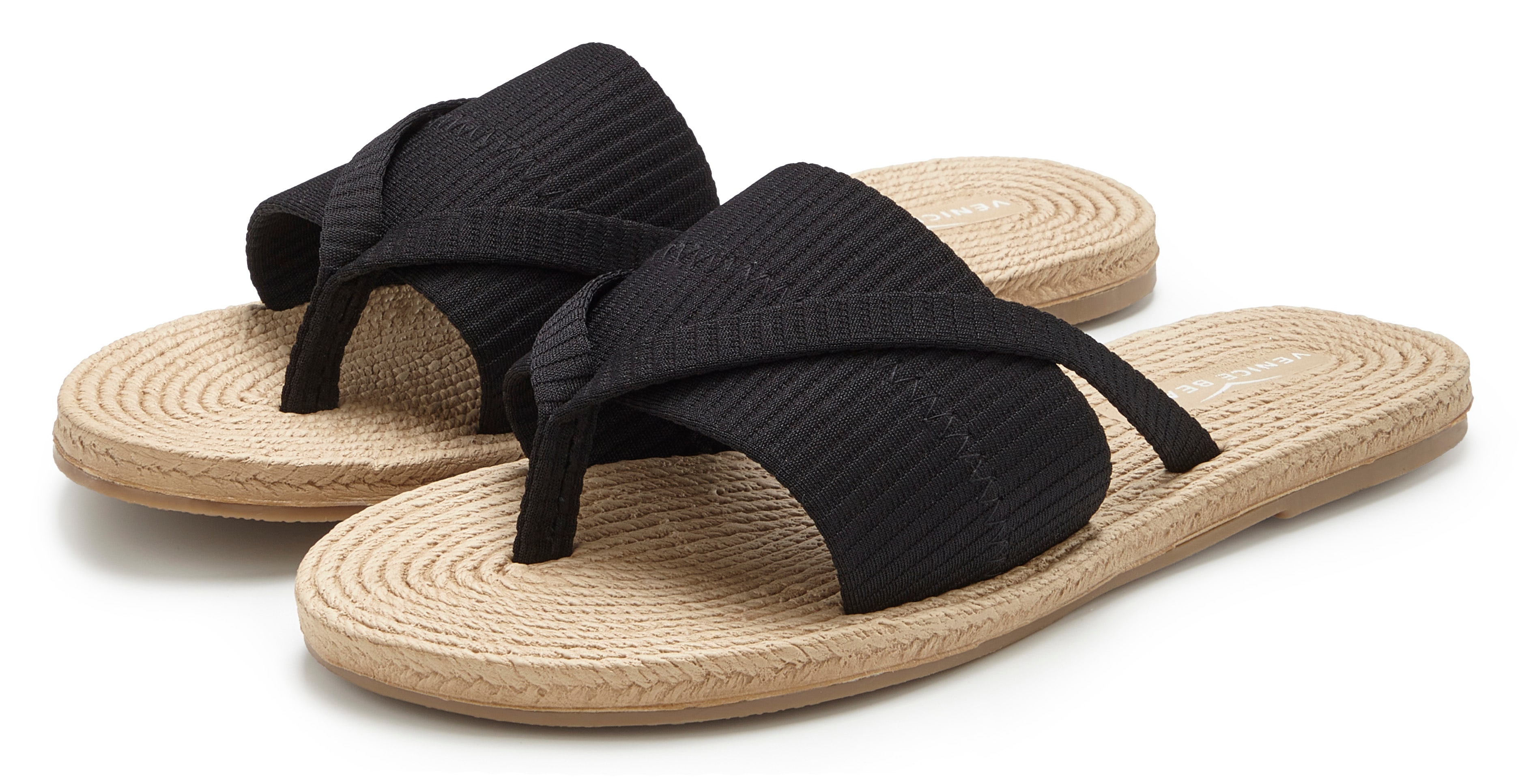 Venice Beach Badeschuh "Badepantolette, Badelatsche, Badezehentrenner, Sandale, Mule" NEU Pantolette, Zehentrenner mit wasserabweisender und leichter Sohle