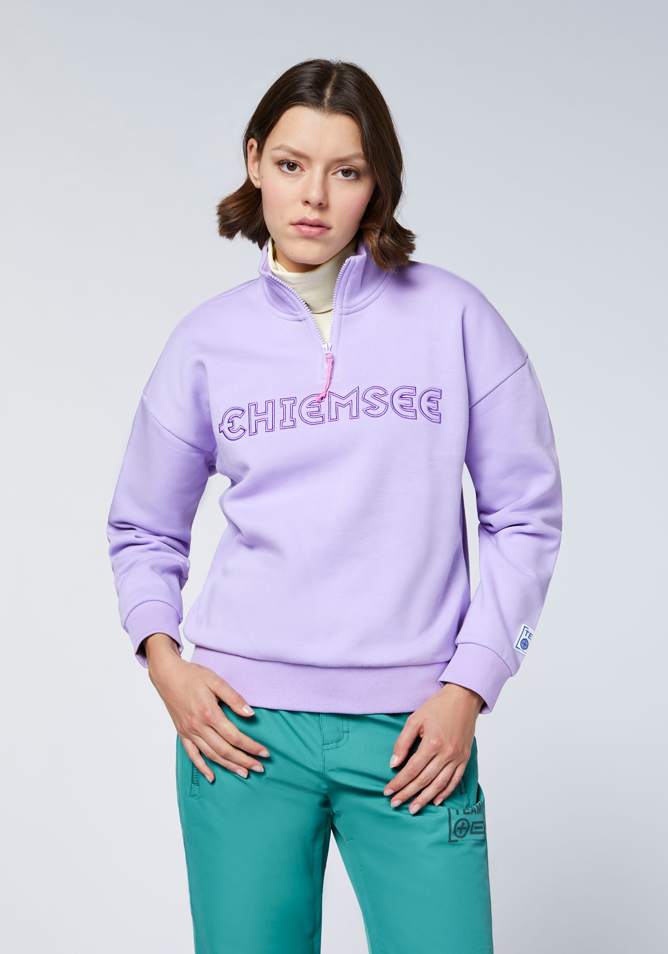 Chiemsee Sweater, - mit kuschelig weich angerauter Innenseite