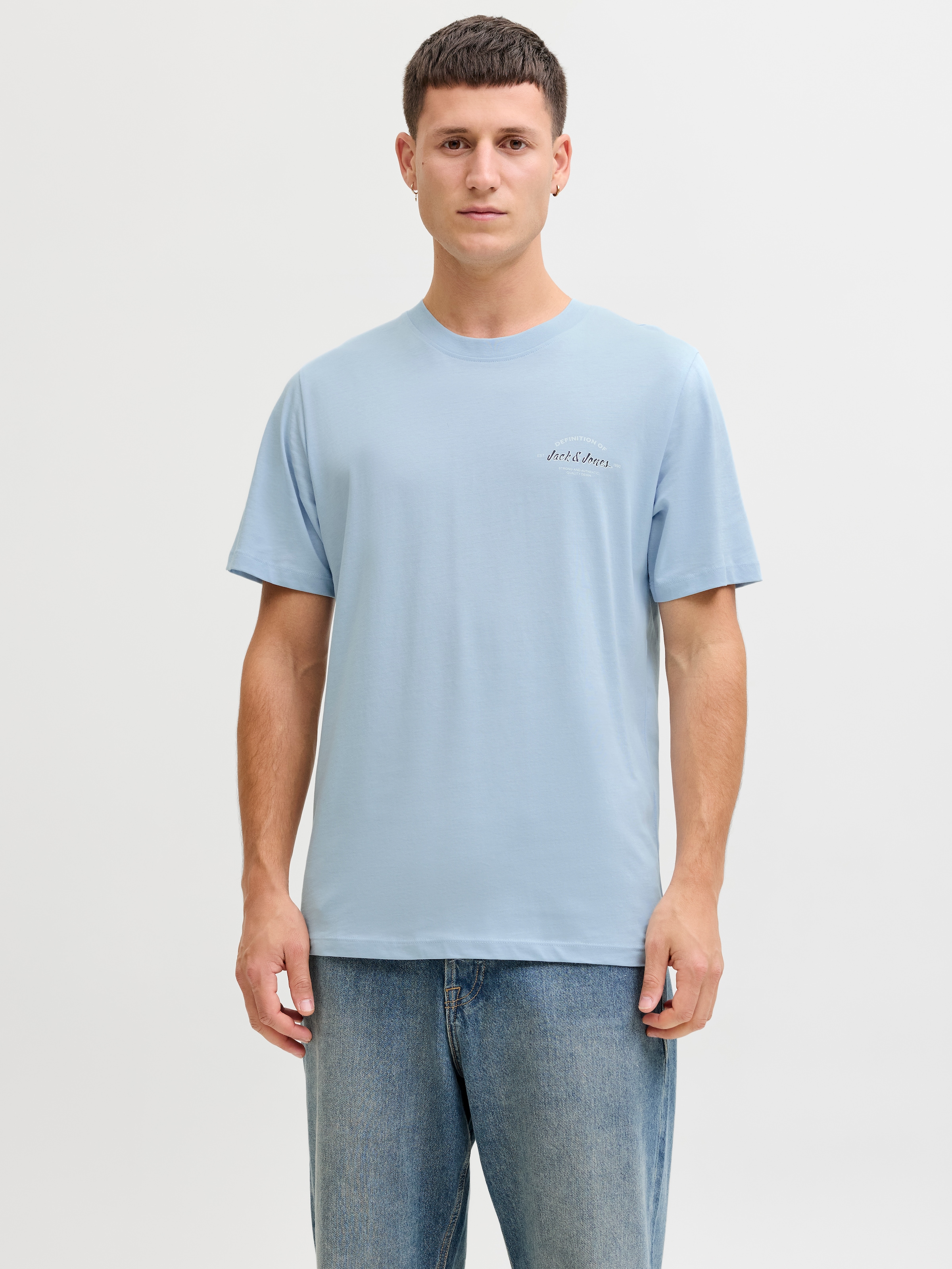 Jack & Jones Rundhalsshirt "Jjbrandon Tee Ss Crew Neck"
