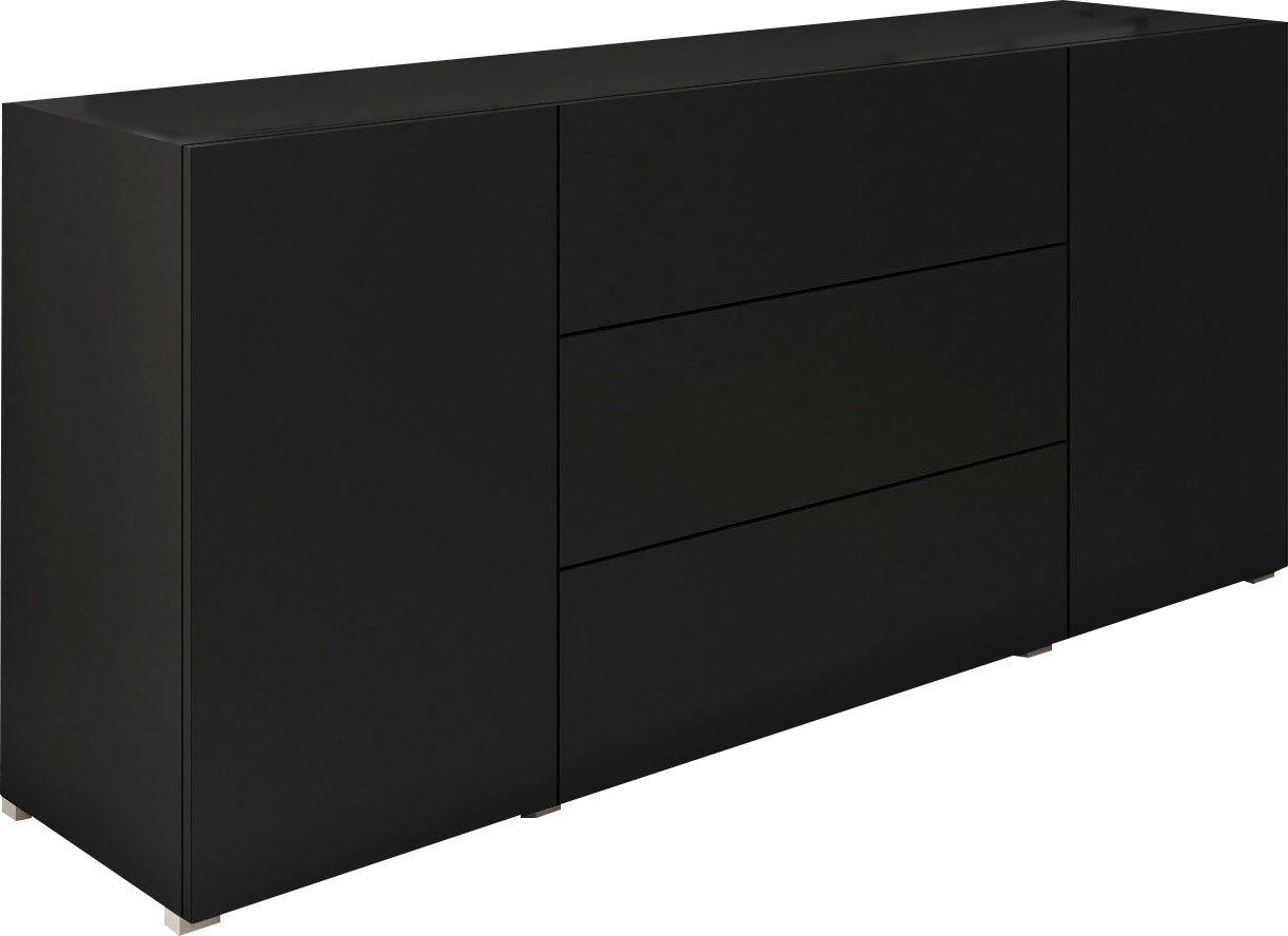 Home affaire Sideboard "BERLIN" Moderne grifflose Kommode Breite 150 cm, 4 Schubkästen/ 2 Türen