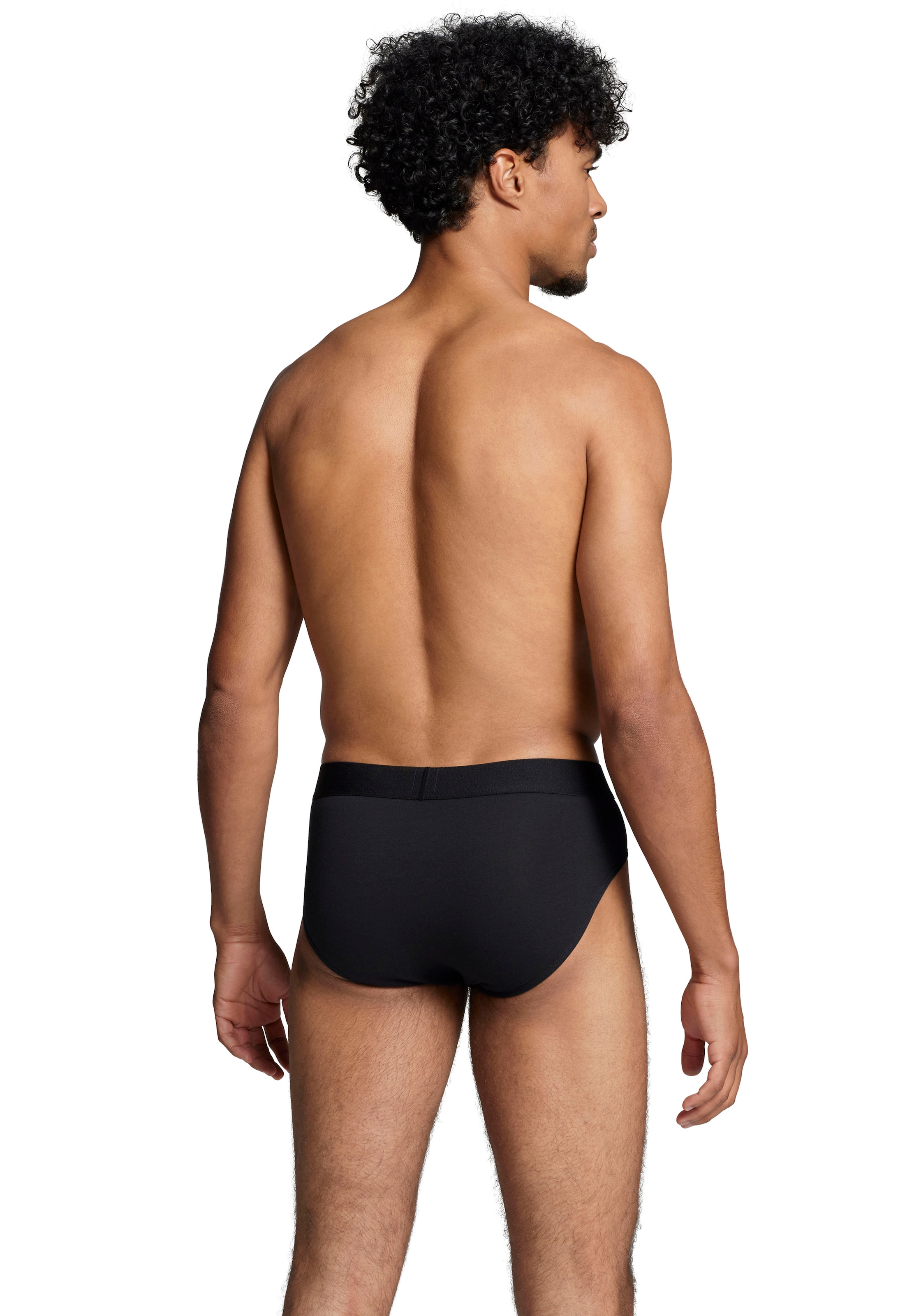 Levi's® Slip »LEVIS MEN SOLID BASIC BRIEF ORG CO 2P«, (2er Pack), mit kontrastreichem Logobund