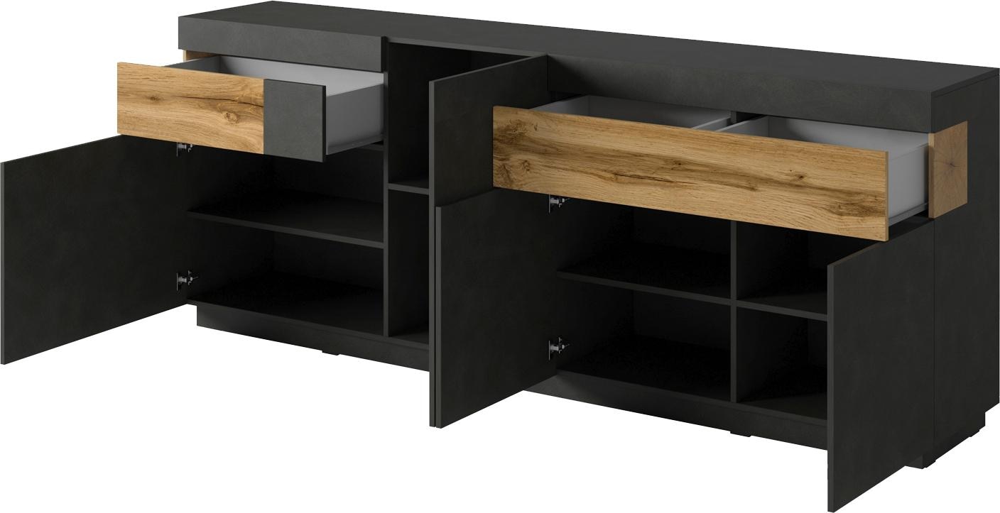 Thumbnail - OTTO home Sideboard "SILKE" Breite 218, 5 cm