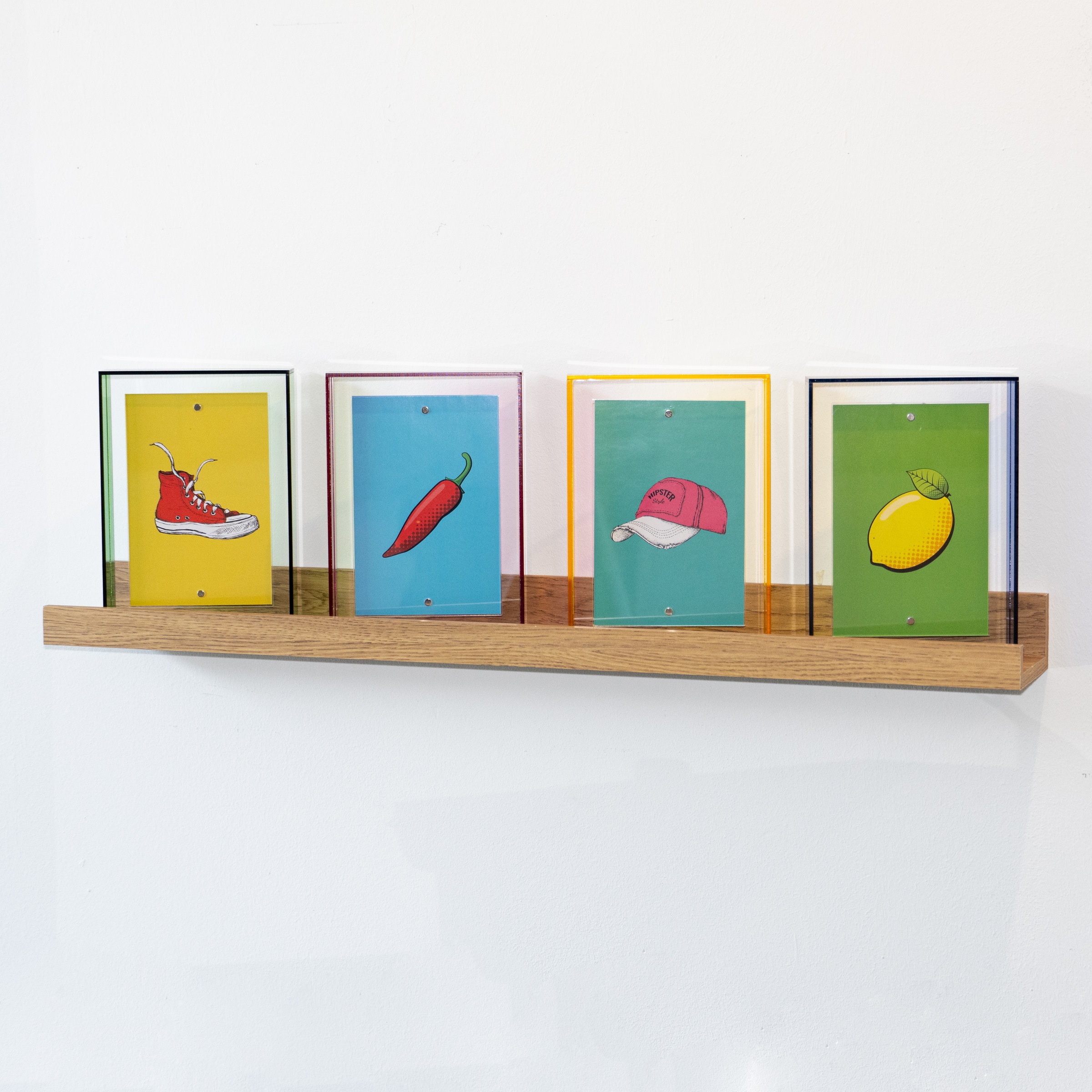 queence Wandregal "Bilderleiste 2-teilig", (Spar-Set, 2 St.), Galerieboard günstig online kaufen
