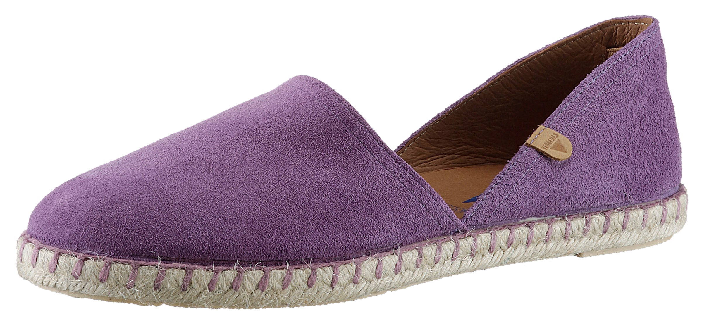 VERBENAS Espadrille »CARMEN SERRAJE«, Schlupfschuh, Sommerschuh, Loafer mit typischem Jute-Rahmen