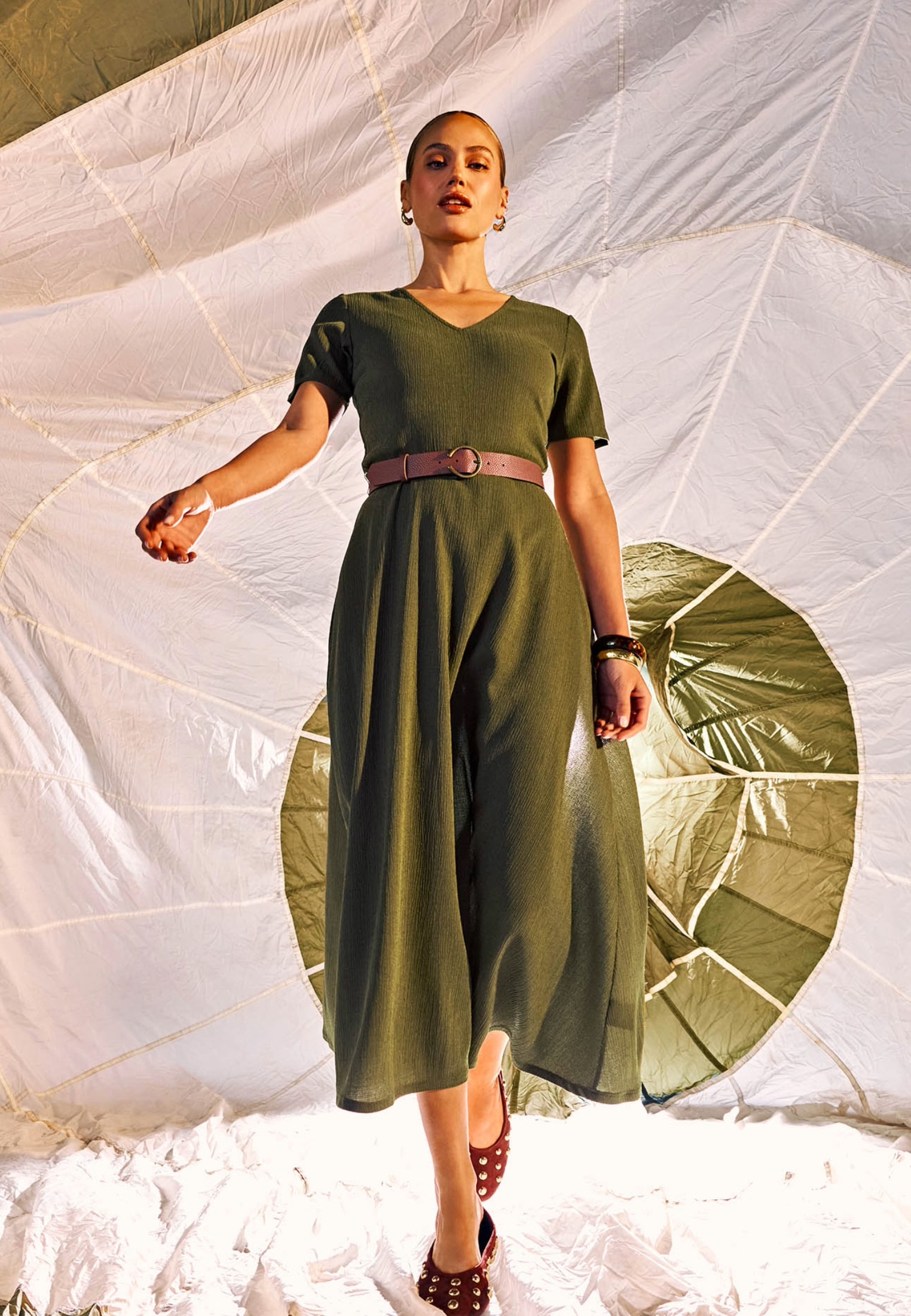 Zero Midikleid »zero Midikleid mit Gürtel«, Gürtel