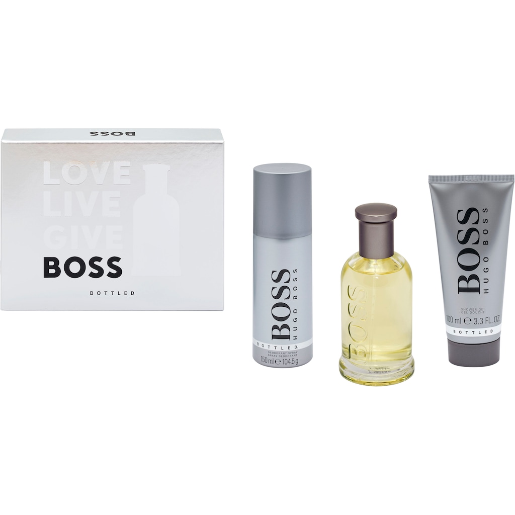 BOSS Duft-Set »Eau de Toilette Bottled«, (Set, 3 tlg.)