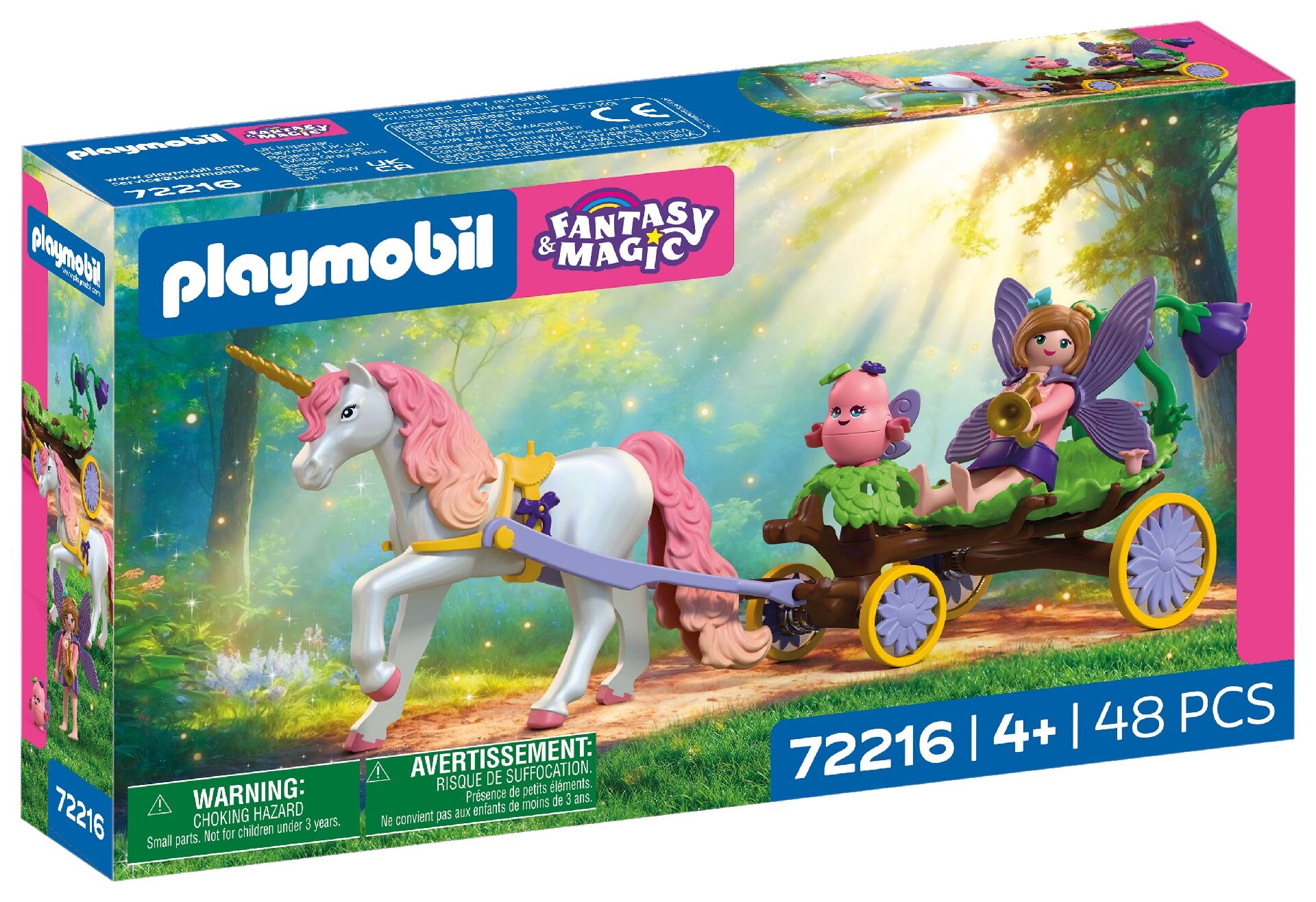 Playmobil® Konstruktions-Spielset »Einhornkutsche (72216), Fantasy & Magic« Made in Europe