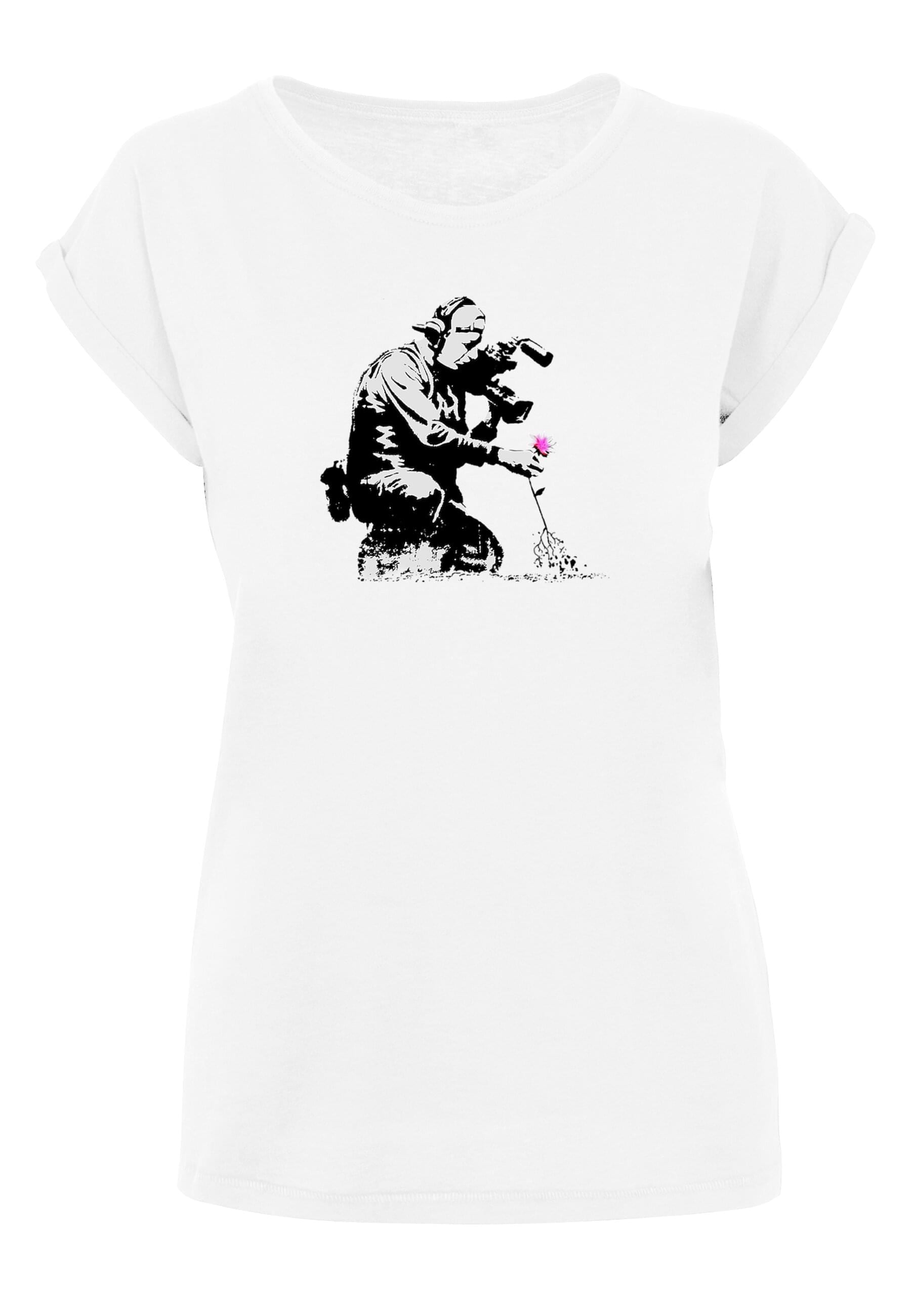 Merchcode T-Shirt "Merchcode Damen Ladies Flower Puller T-Shirt" 1 Stk. tlg günstig online kaufen
