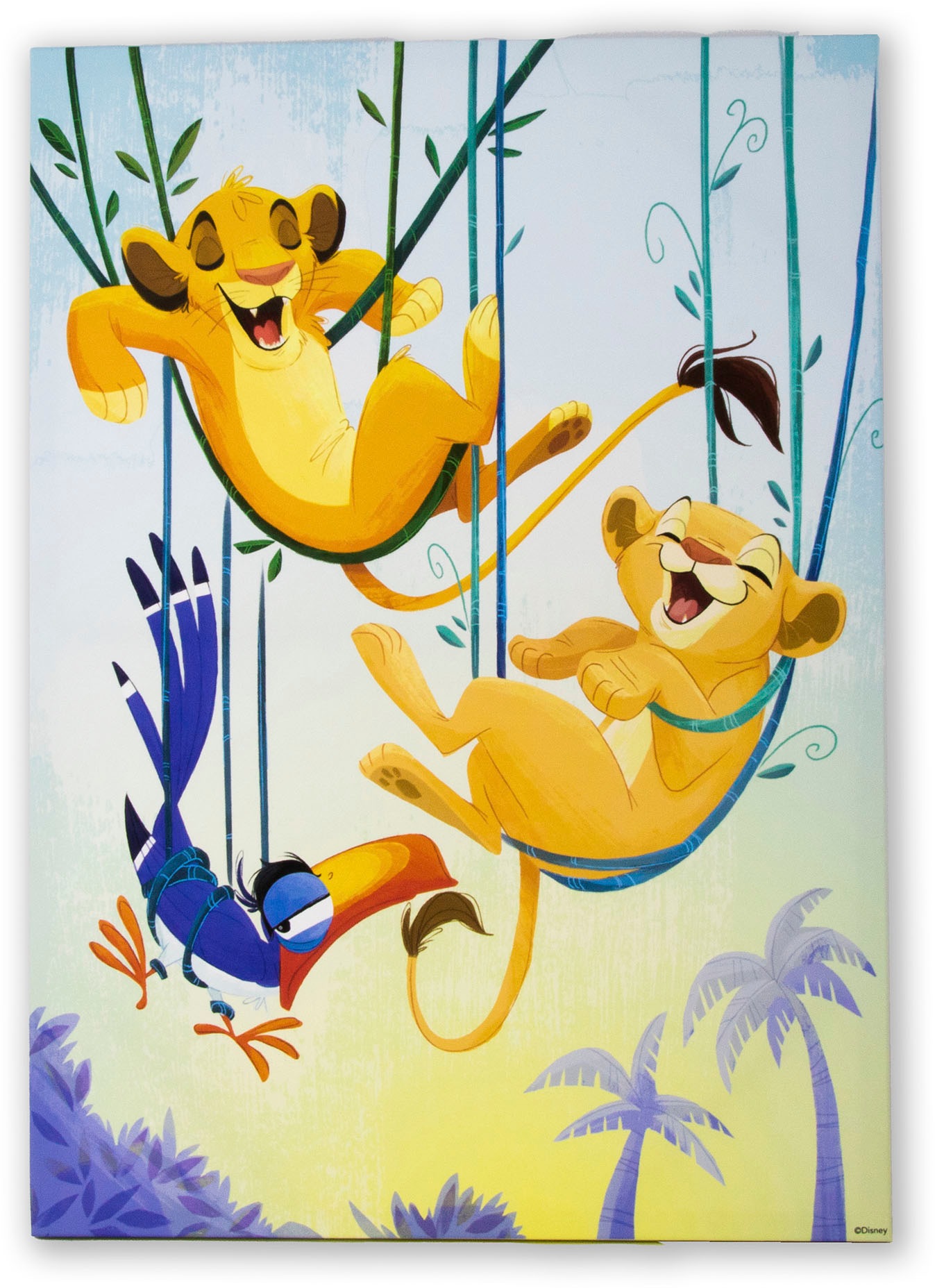 Disney Leinwandbild »Simba & Nala«, (1 St.)