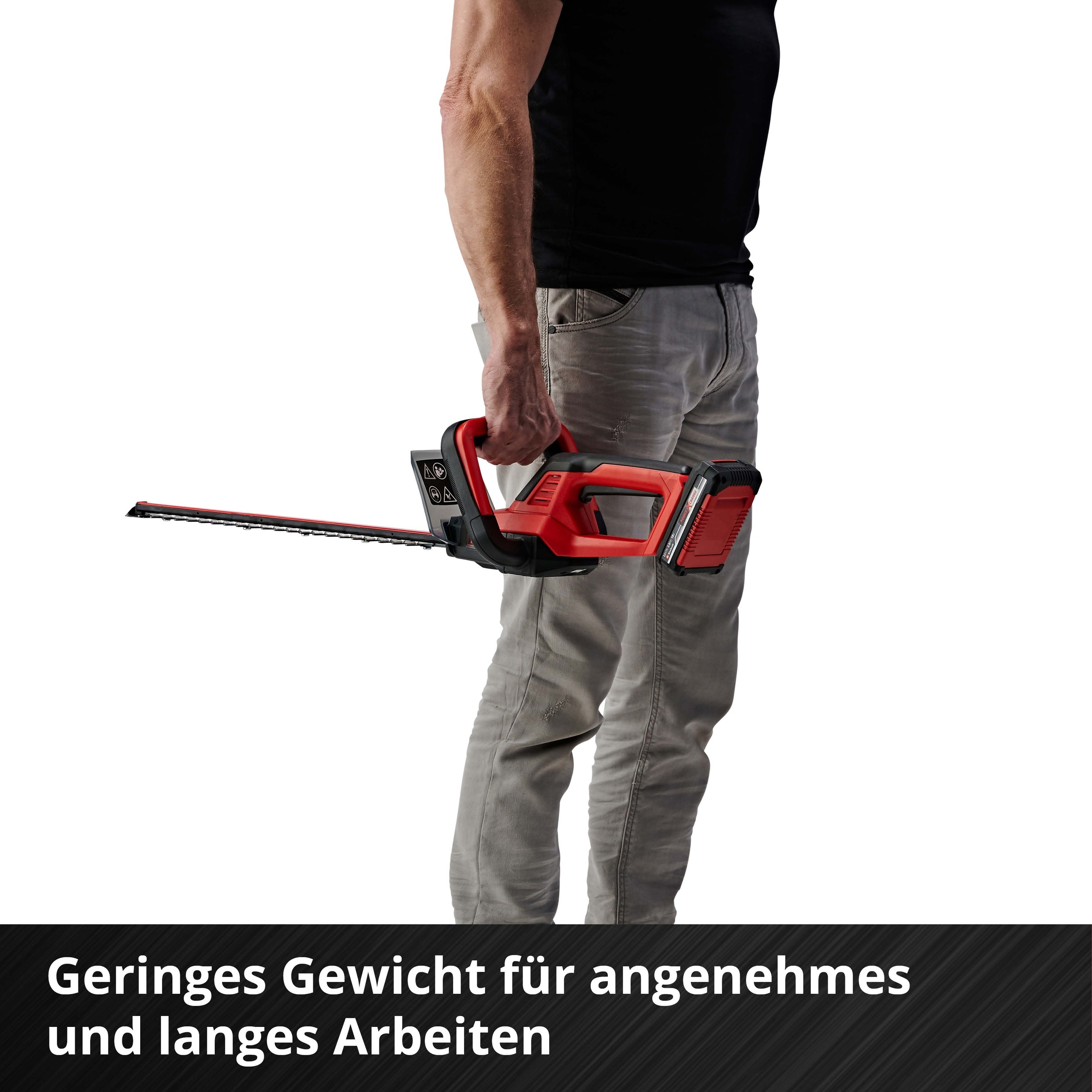 Einhell Akku-Heckenschere »GC-CH 18/40 Li (1x 2,5 Ah)«, (Set), 3tlg., inkl. Akku und Ladegerät