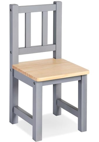 Stuhl »Fenna, grau/natur«, für Kinder