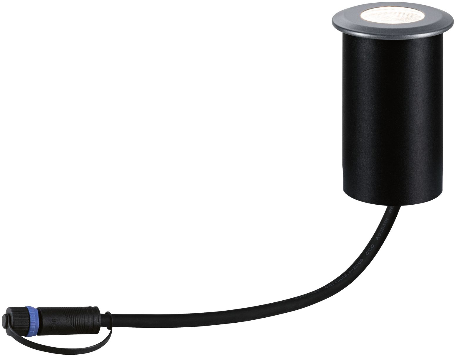 Paulmann LED Einbauleuchte »Plug&Shine«, 1 flammig, Leuchtmittel LED-Modul | LED fest integriert, LED-Modul, 7W IP65 230V 3000K Alu Grey