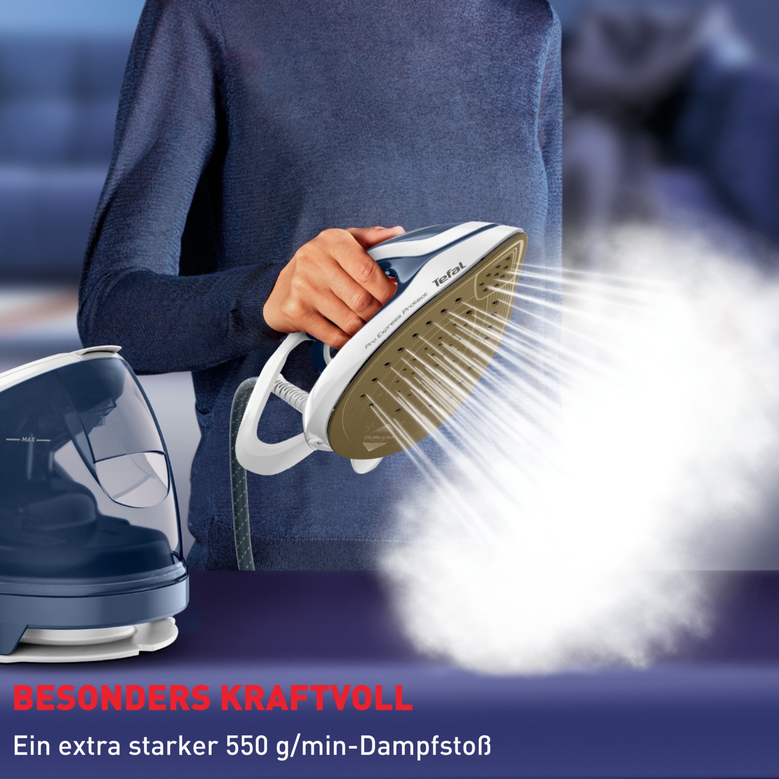 Tefal Dampfbügelstation "Tefal GV9225 Pro Express Protect" 1.800 ml Wassert günstig online kaufen