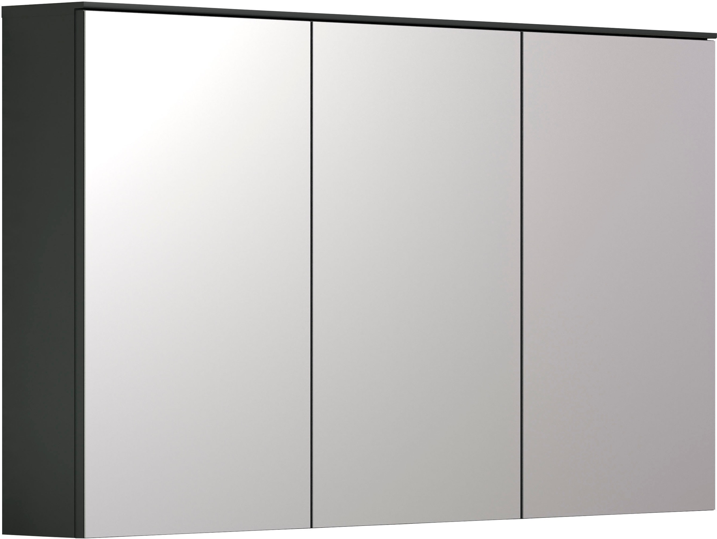 welltime Spiegelschrank »Premont« 1 Stk. tlg. Breiter Badspiegel mit 3 Spiegeltüren und 9 Fächern - Soft-Close