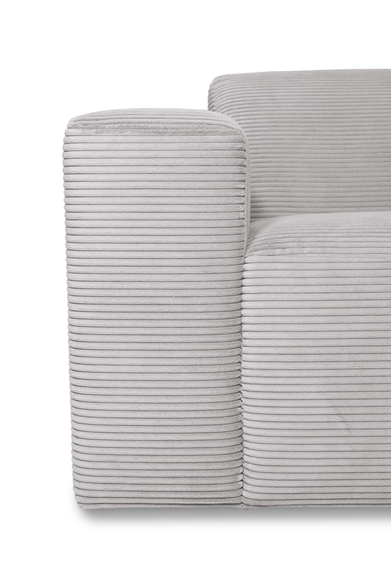 INOSIGN Ecksofa »Koa,228cm, L-Form, Modulsofa, Webstoff, Cord«, Designsofa, Set, Hocker inklusive, weicher Lounge-Sitzkomfort