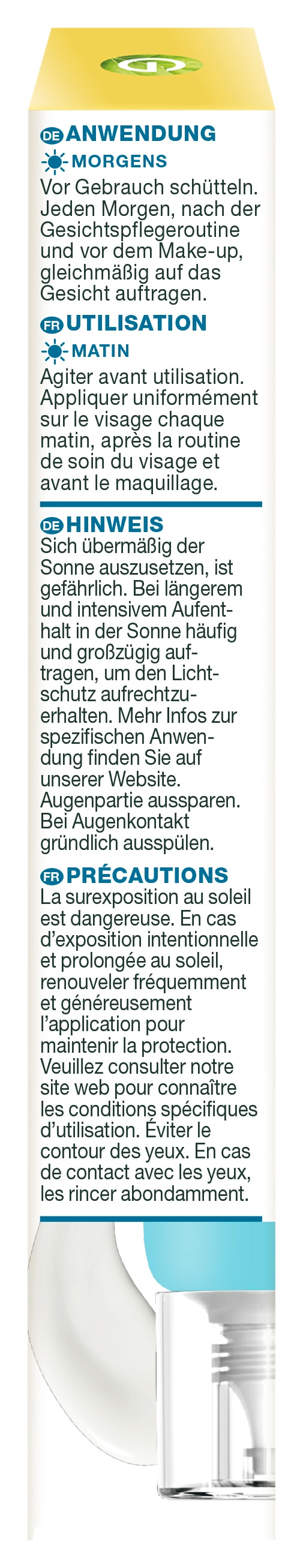 GARNIER Gesichtsfluid »Garnier Hyaluron Barrier Protect Daily UV Fluid LSF50+«