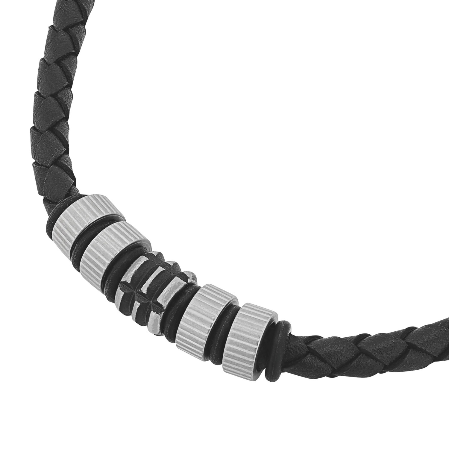 TOM TAILOR Kette mit Anhänger »Schmuck Geschenk Edelstahl Leder Kautschuk«