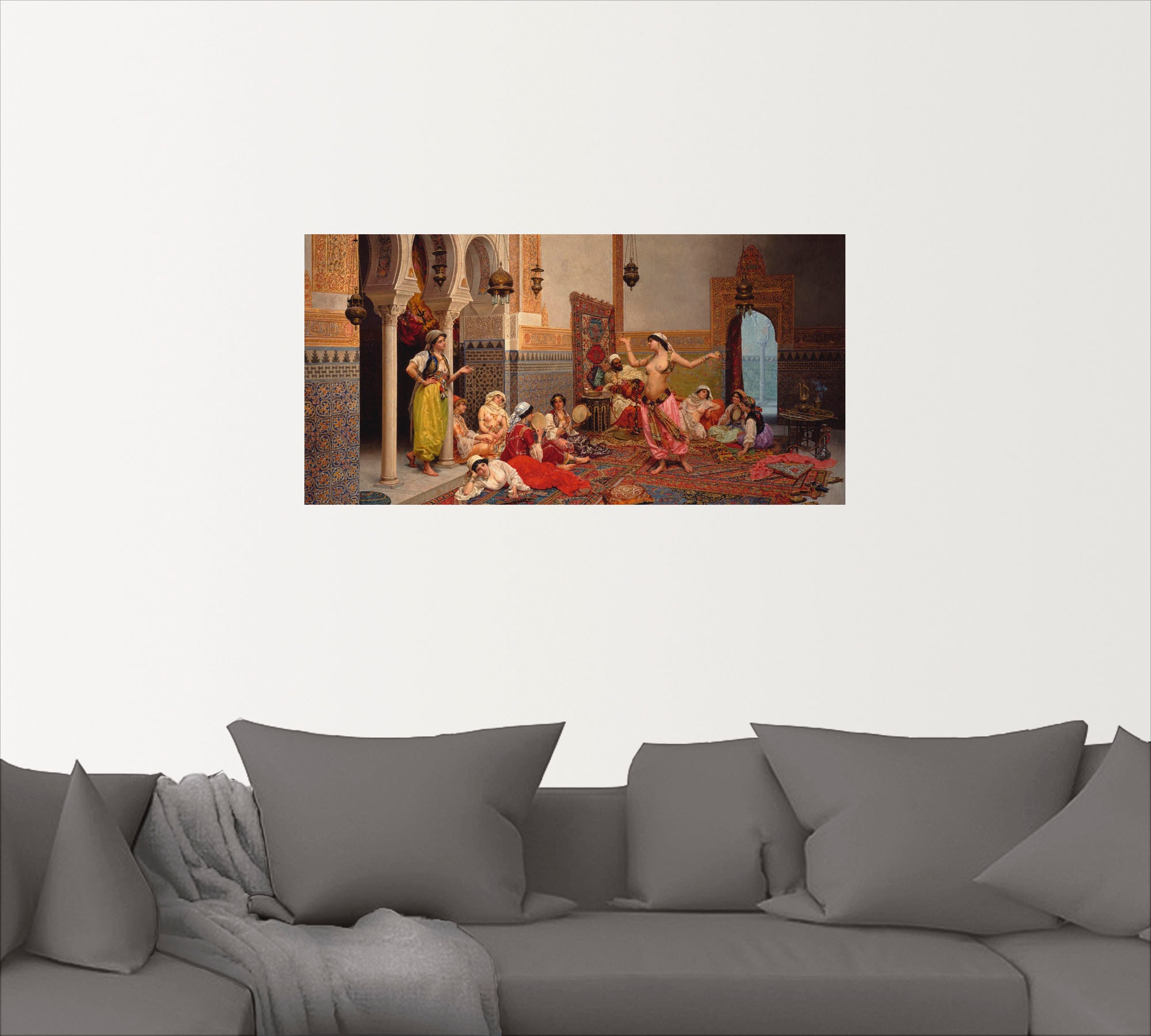 Artland Wandbild »Tanz im Harem.«, Gruppen & Familien, (1 St.), als Leinwandbild, Wandaufkleber in verschied. Größen