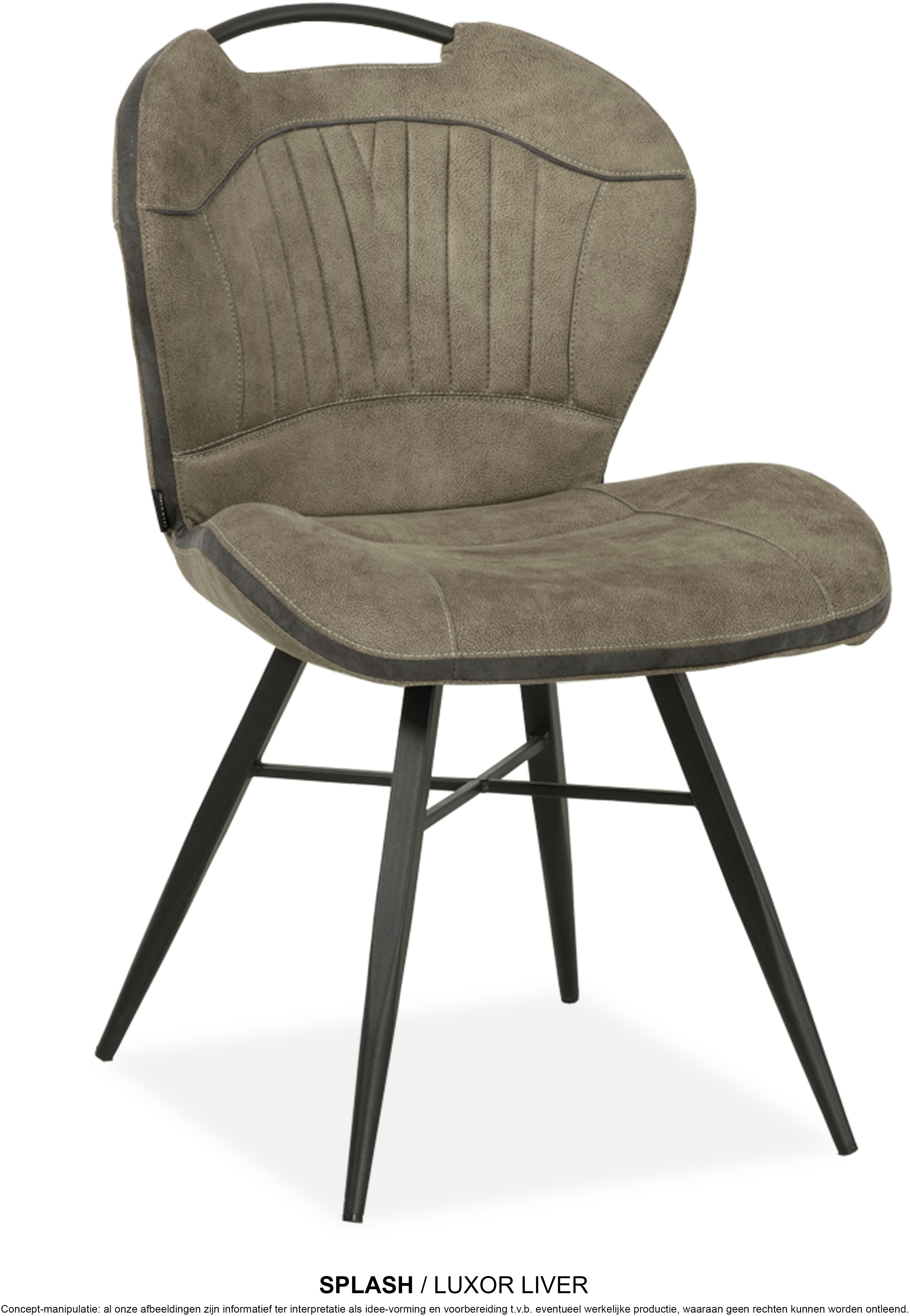 OMG Design "Splash" (Set) 2 Stk.Esszimmerstuhl, pflegeleichter Bezug, mit Handgriff